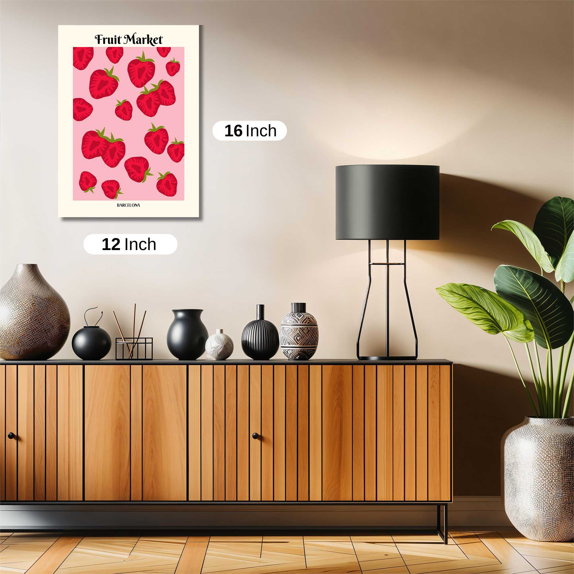 Strawberry Bliss Safe Wall Magnetic / M