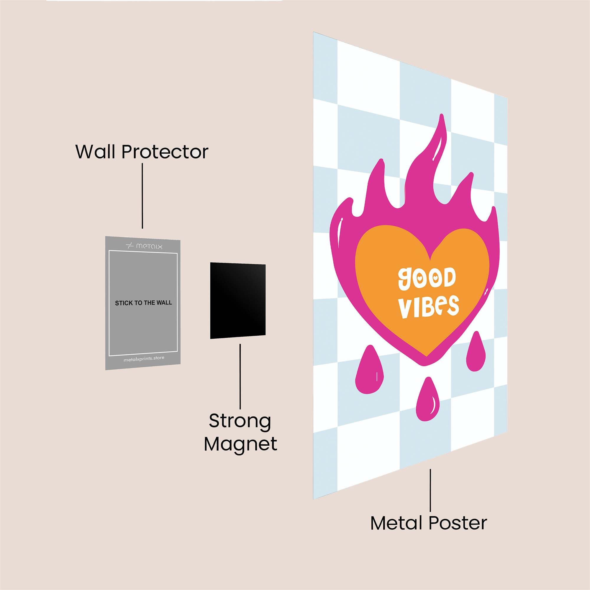FlameJoy Safe Wall Magnetic / M
