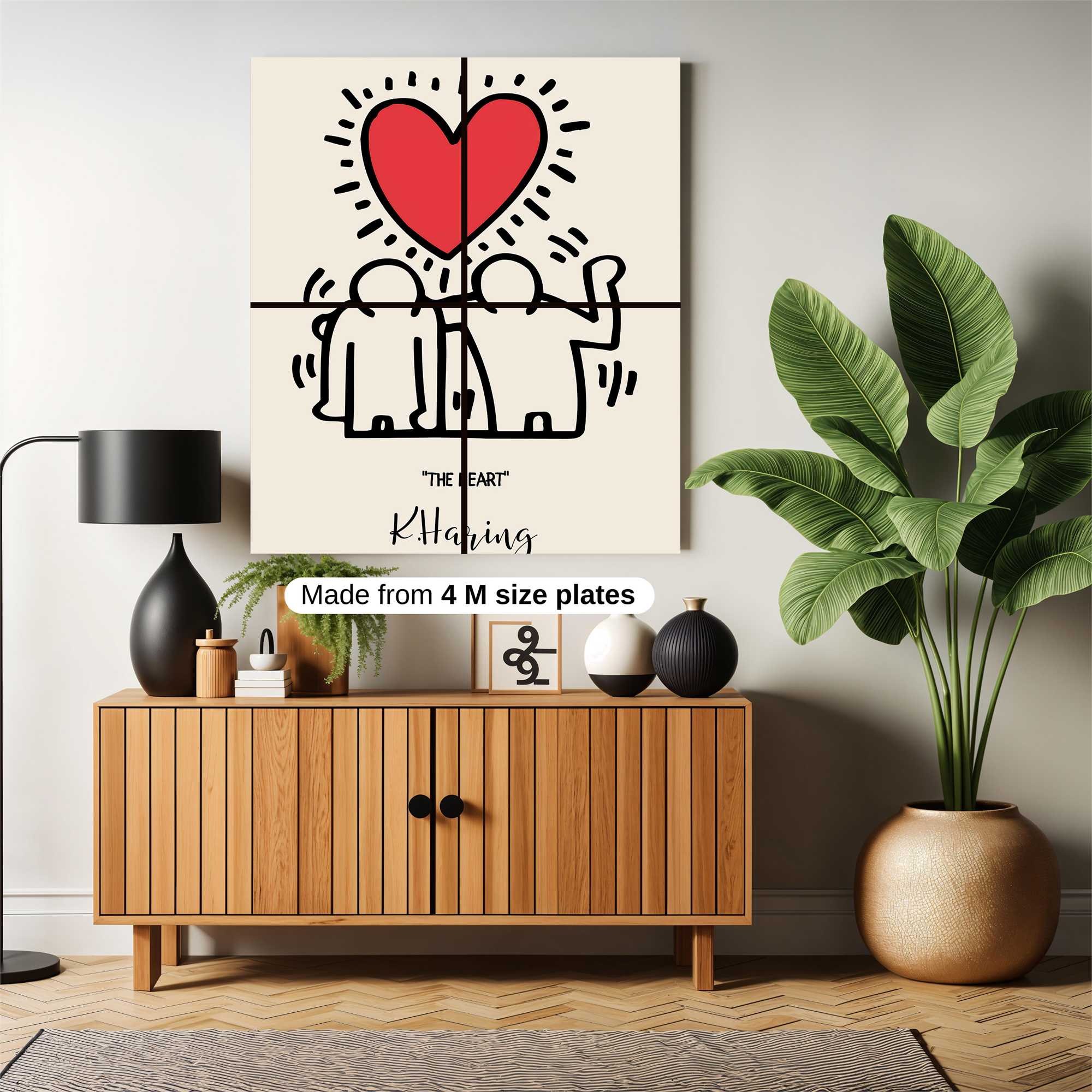 Haring Harmony Safe Wall Magnetic / M