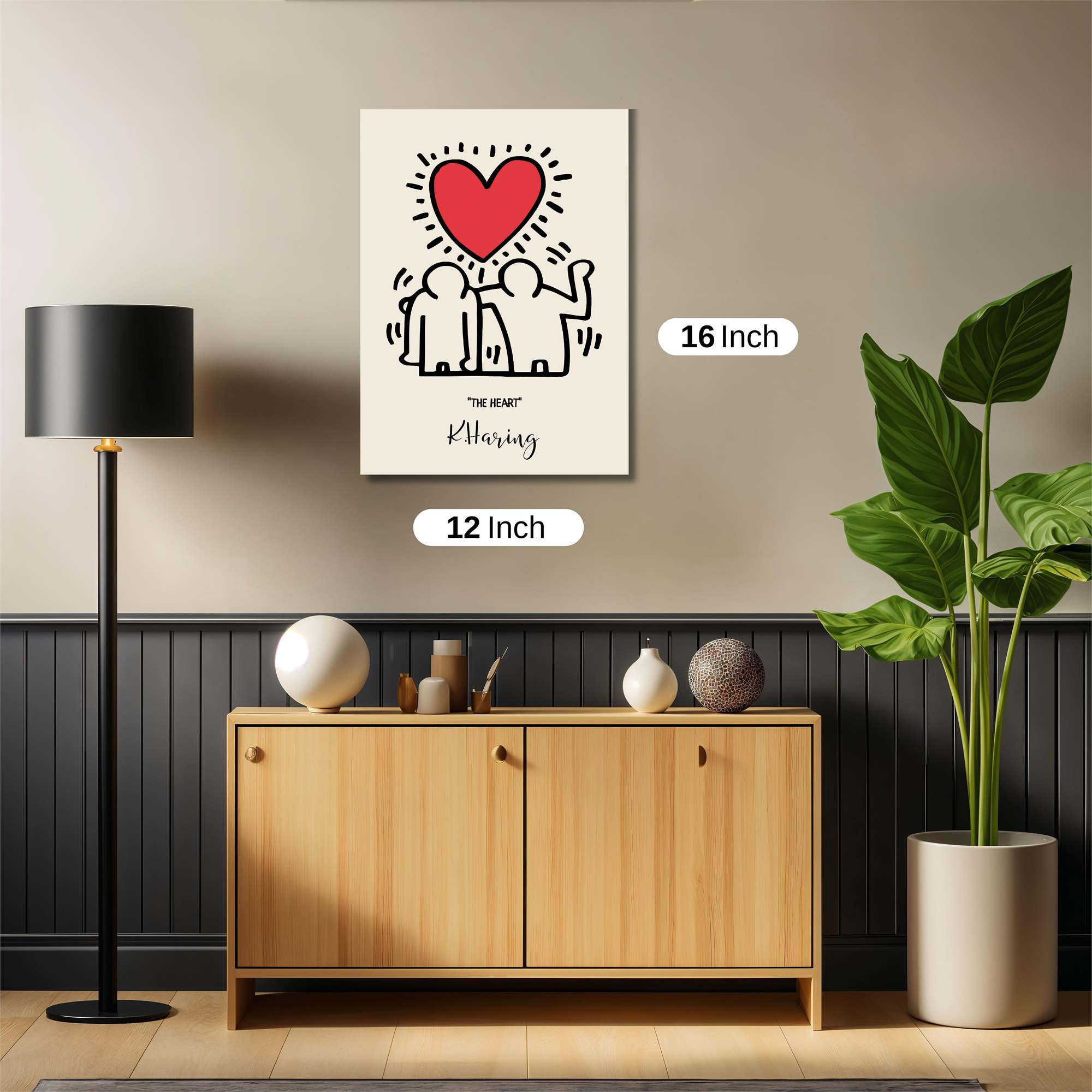 Haring Harmony Safe Wall Magnetic / M