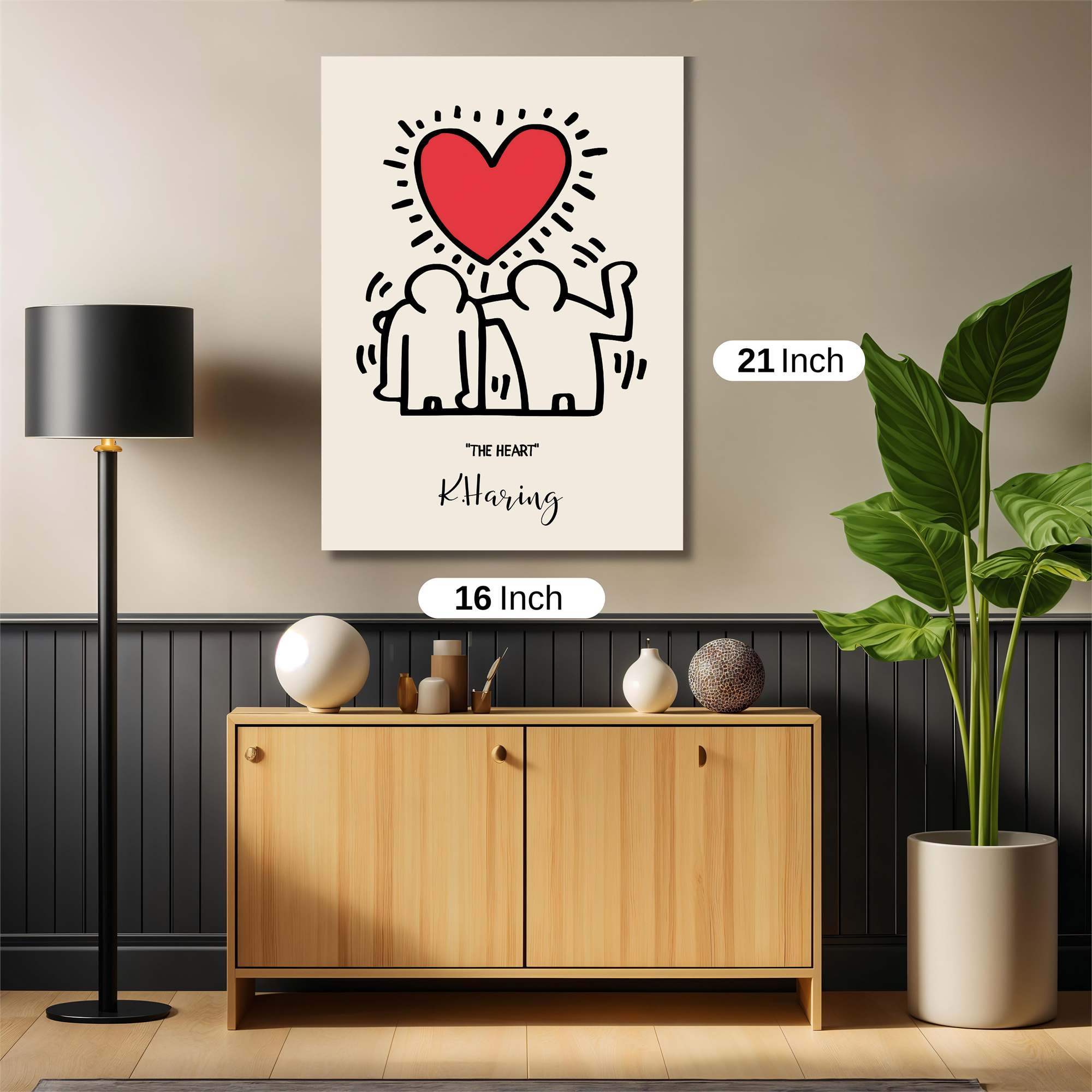 Haring Harmony Safe Wall Magnetic / M