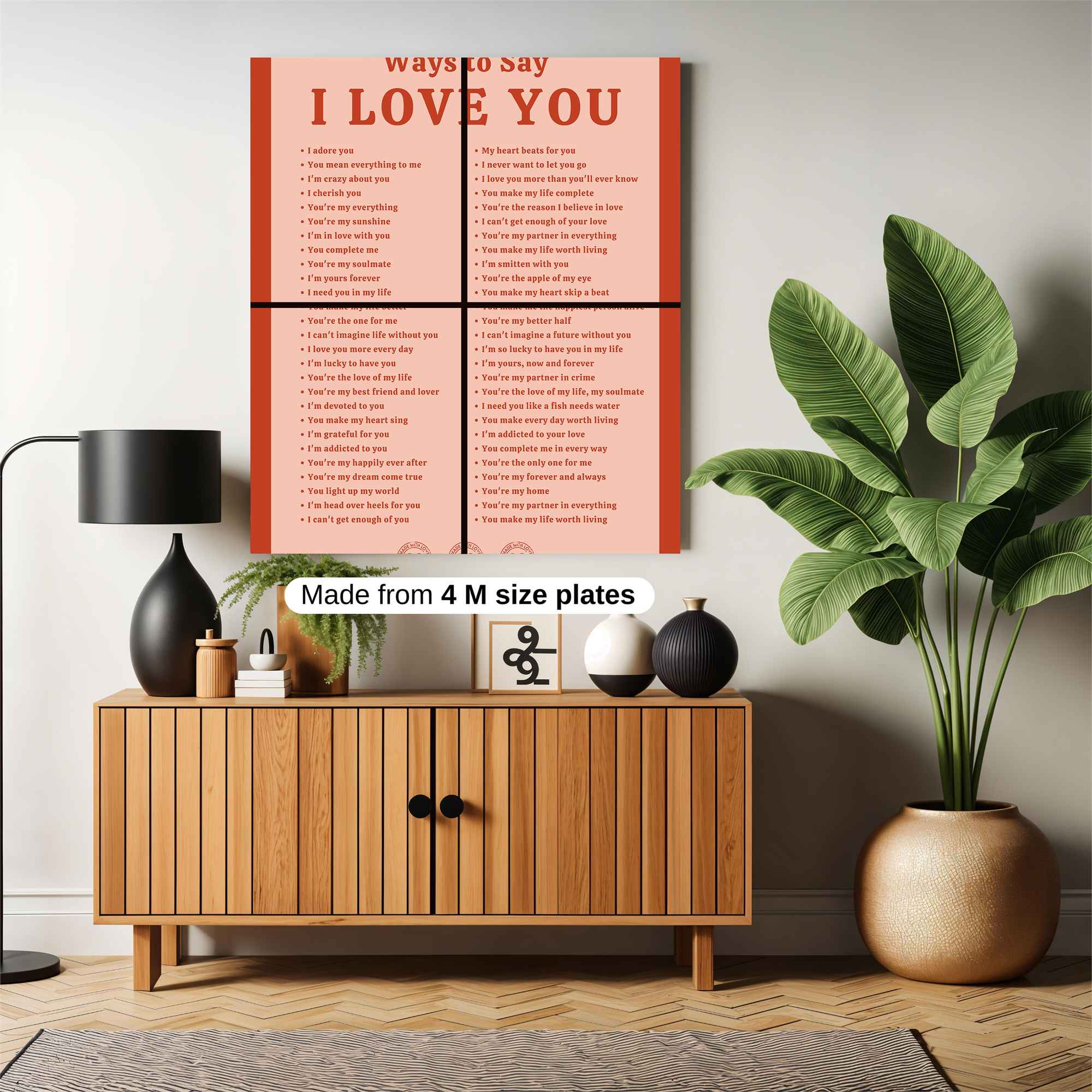 Love Whisper Safe Wall Magnetic / M