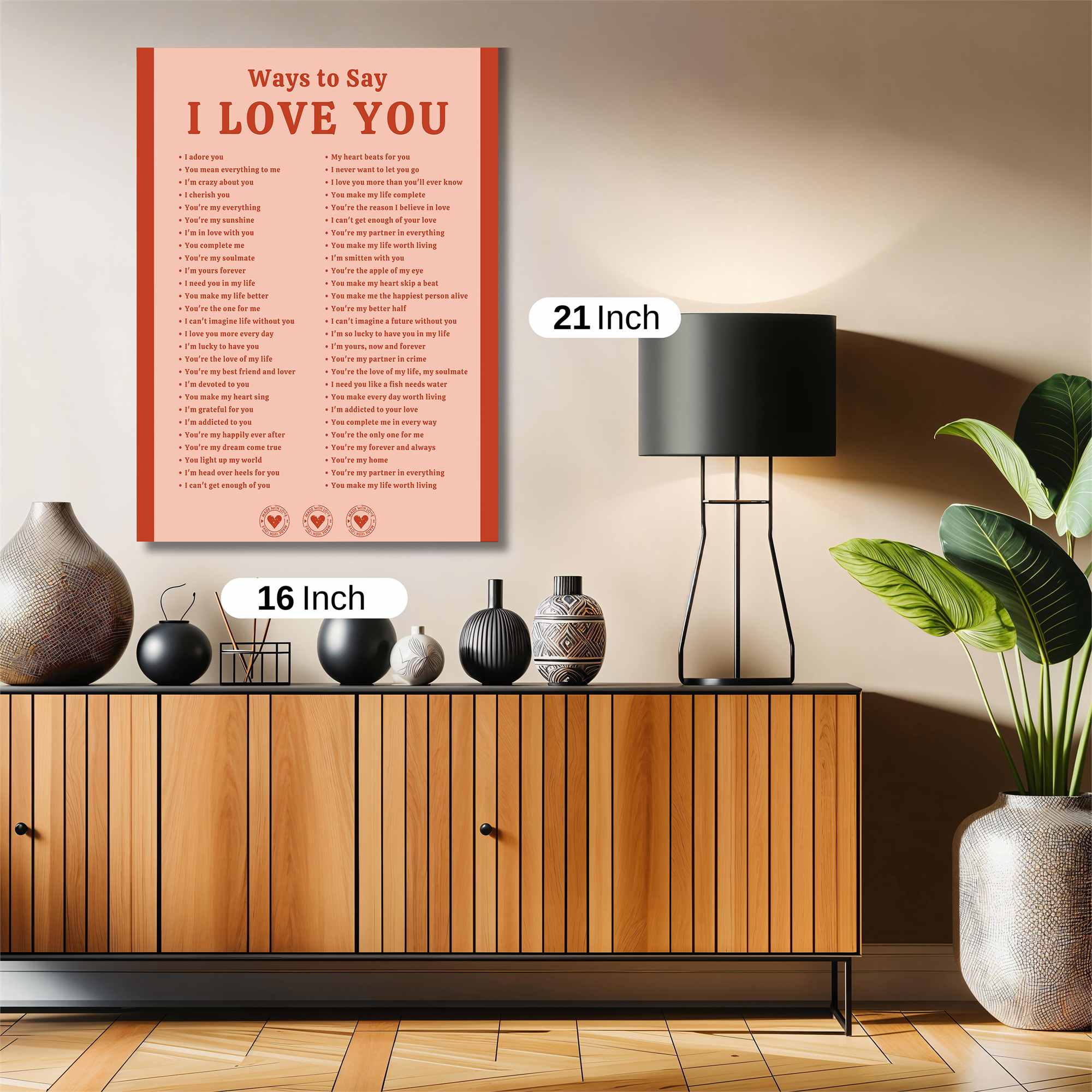 Love Whisper Safe Wall Magnetic / M