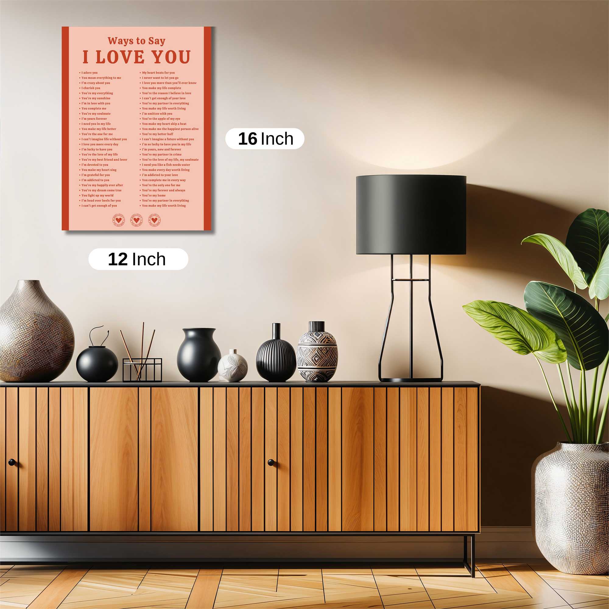 Love Whisper Safe Wall Magnetic / M