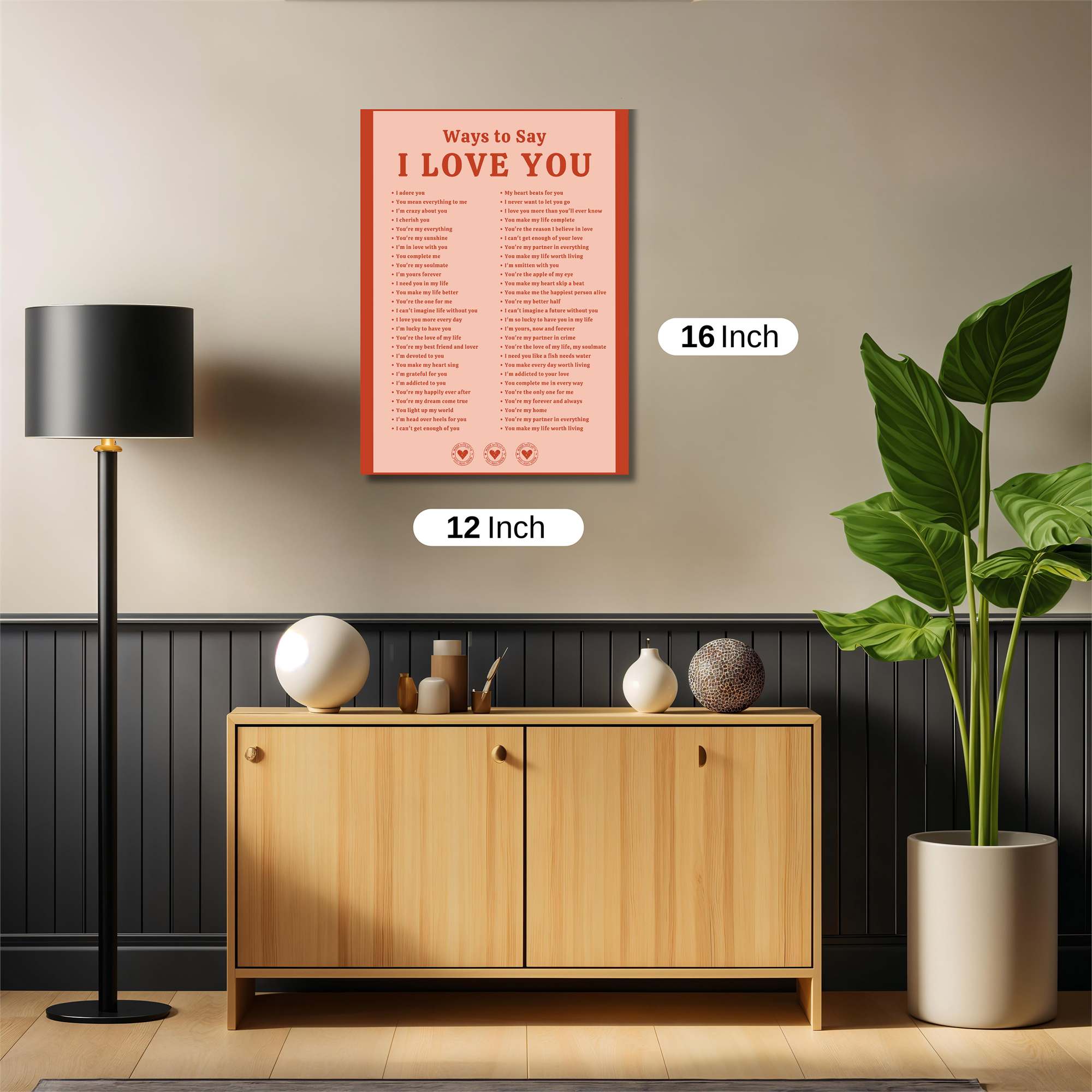 Love Whisper Safe Wall Magnetic / M
