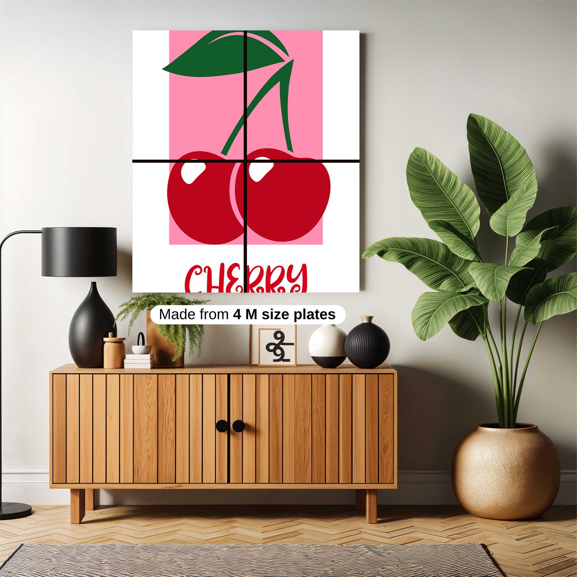 Cherry Bliss Safe Wall Magnetic / M