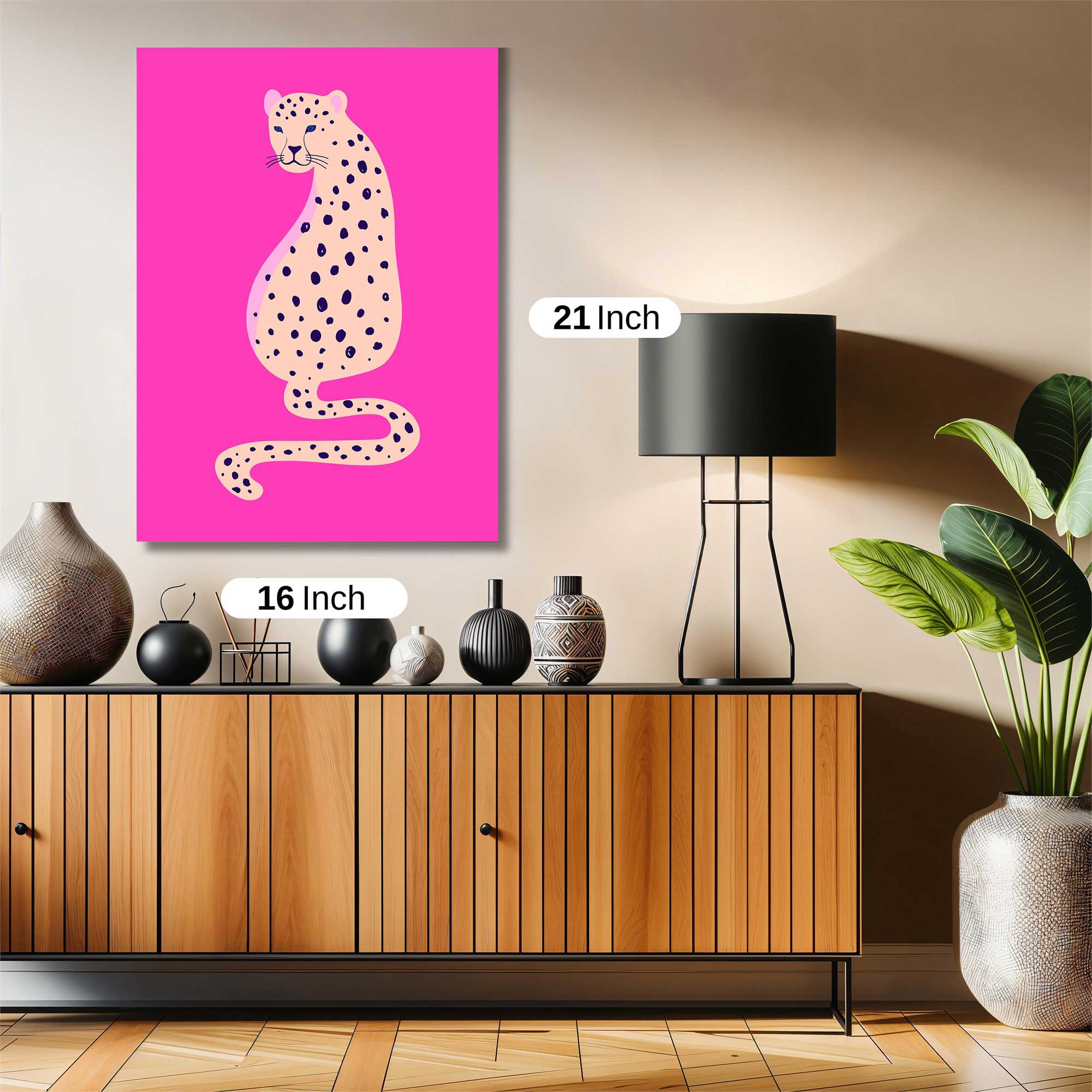 Leopard Whimsy Safe Wall Magnetic / M