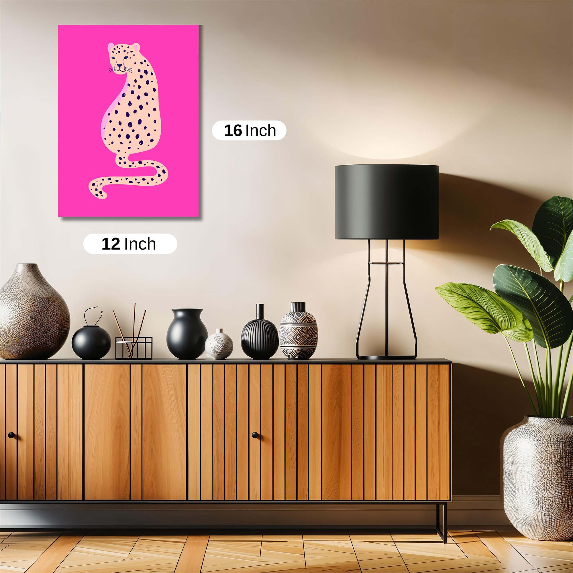 Leopard Whimsy Safe Wall Magnetic / M