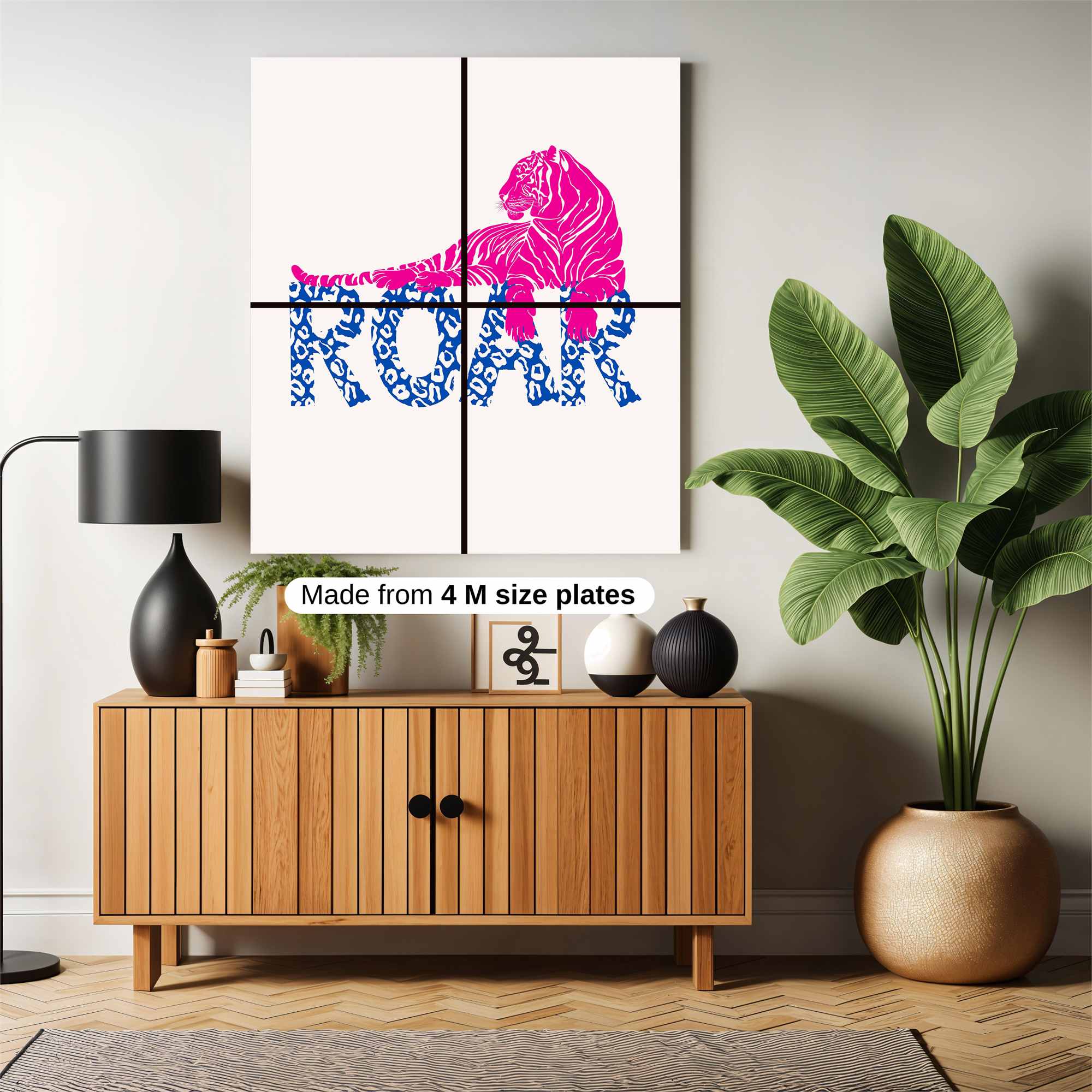 Tiger Roar Safe Wall Magnetic / M