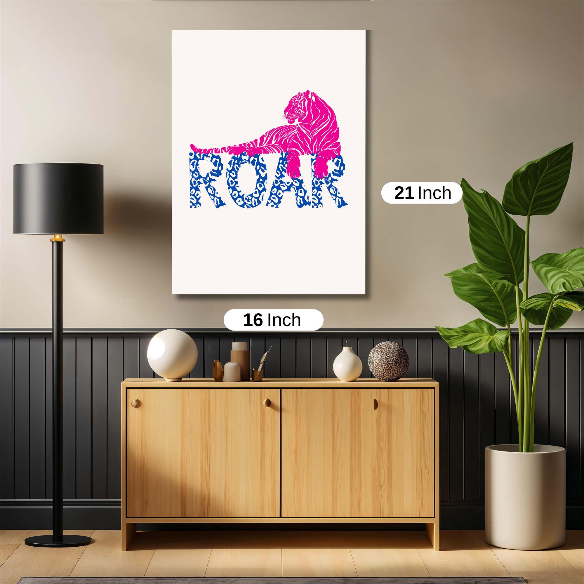 Tiger Roar Safe Wall Magnetic / M