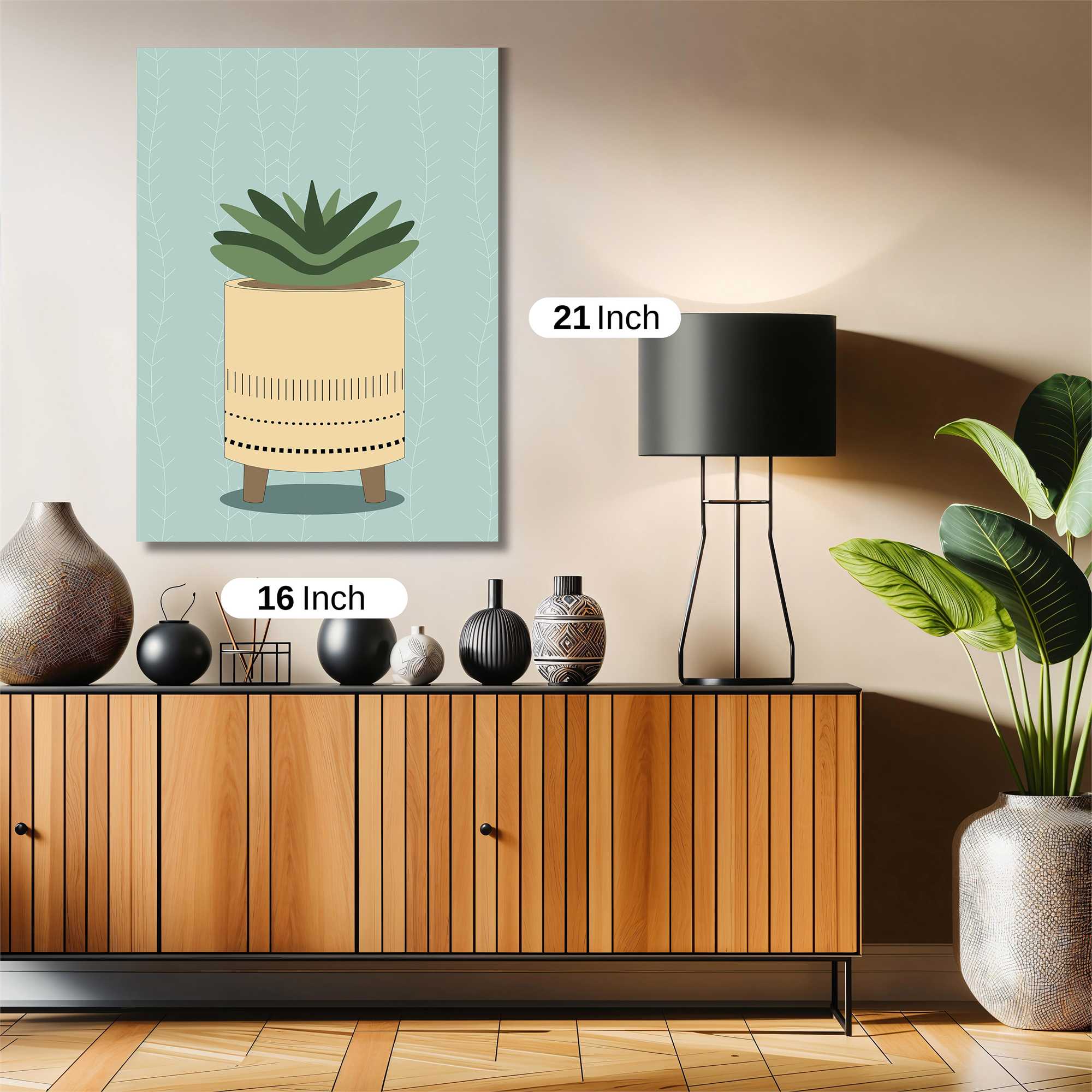 Succulent Serenity Safe Wall Magnetic / M