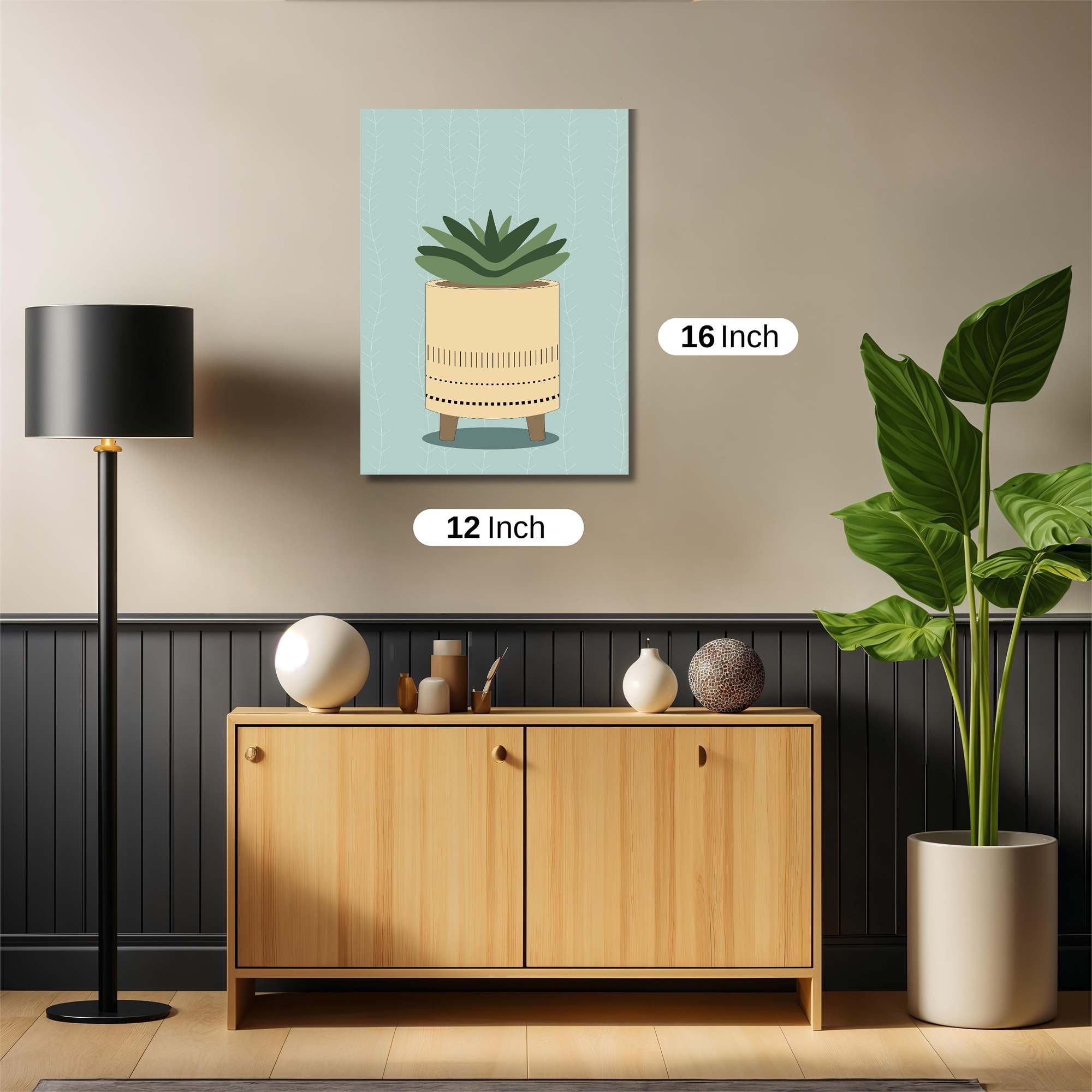 Succulent Serenity Safe Wall Magnetic / M