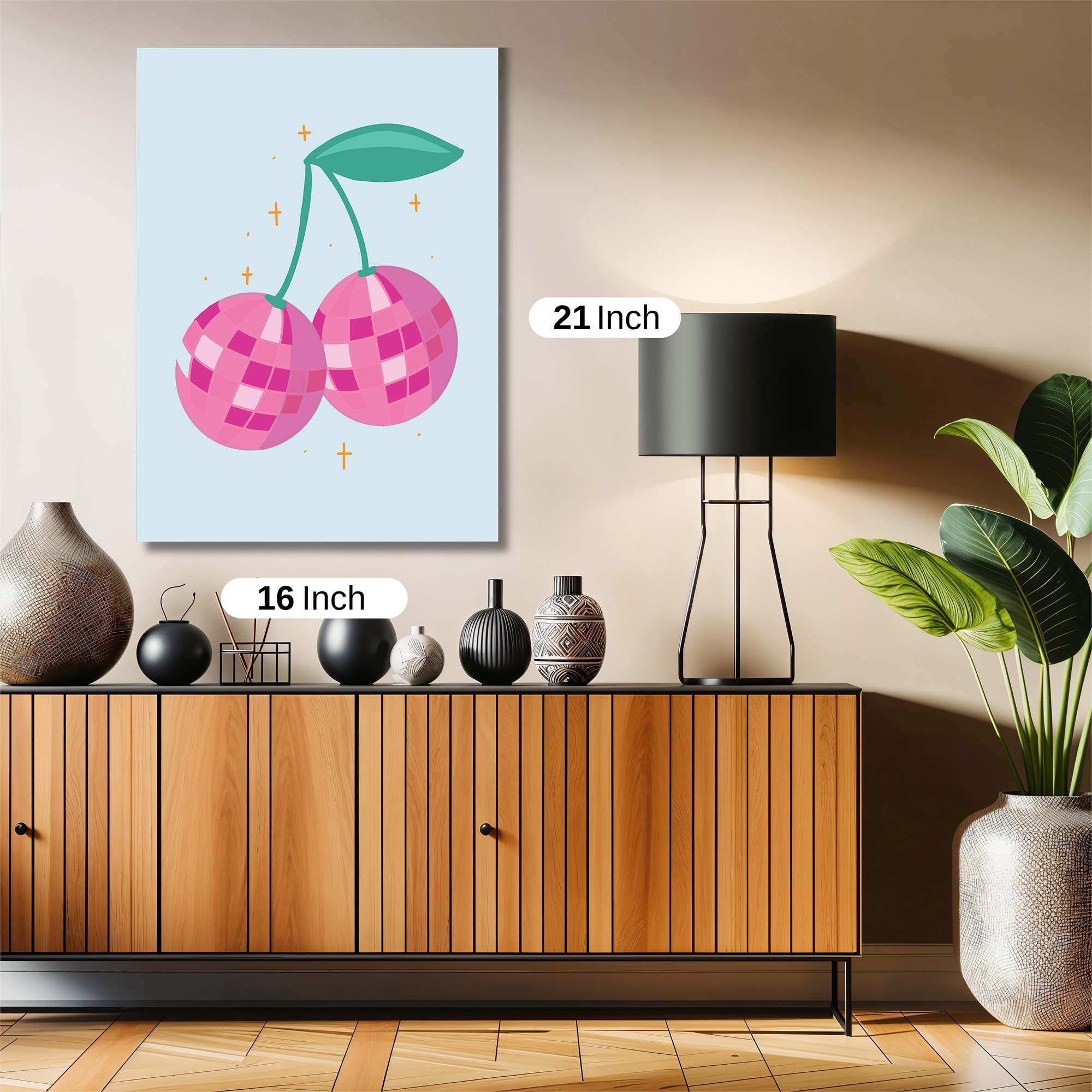 Disco Cherries Safe Wall Magnetic / M