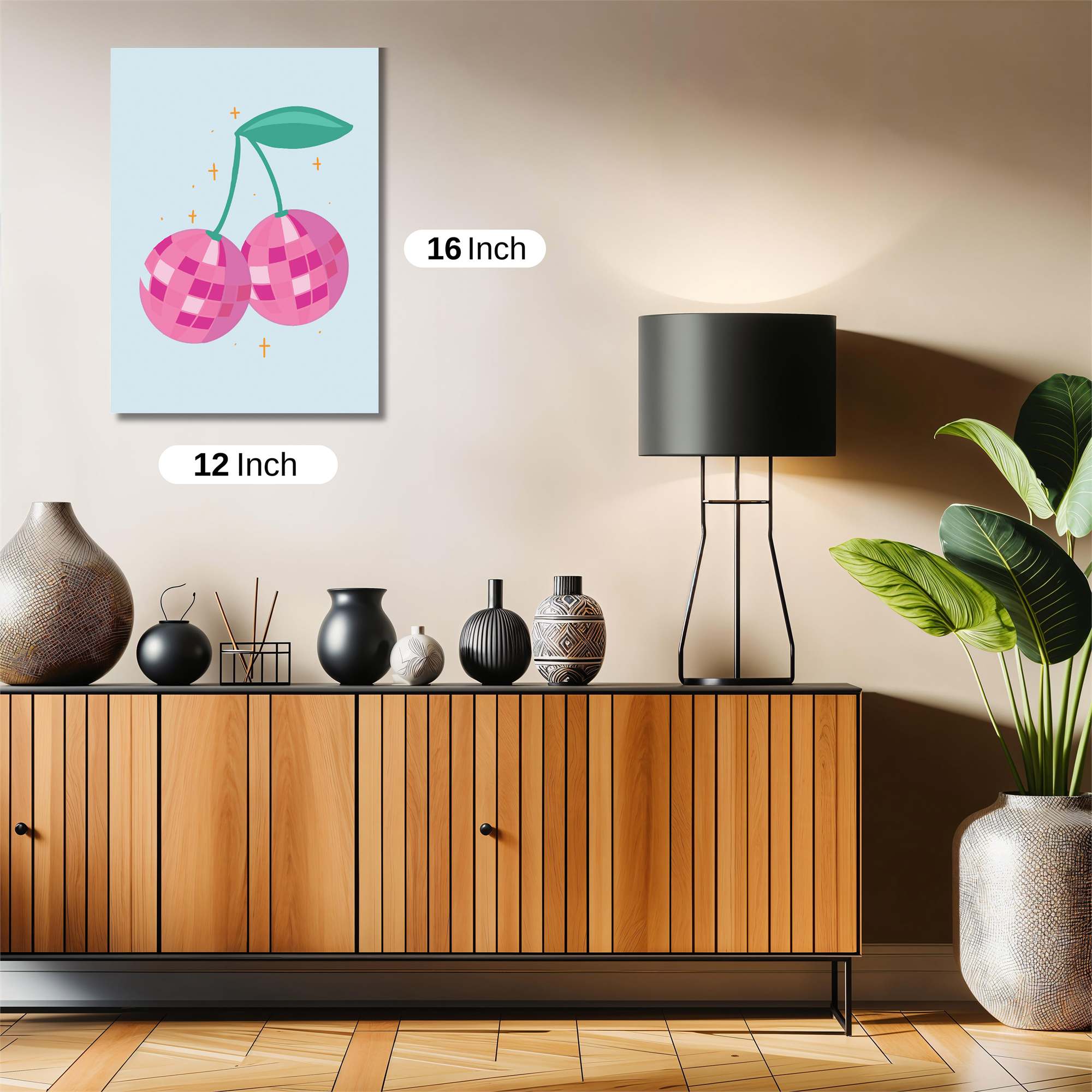 Disco Cherries Safe Wall Magnetic / M