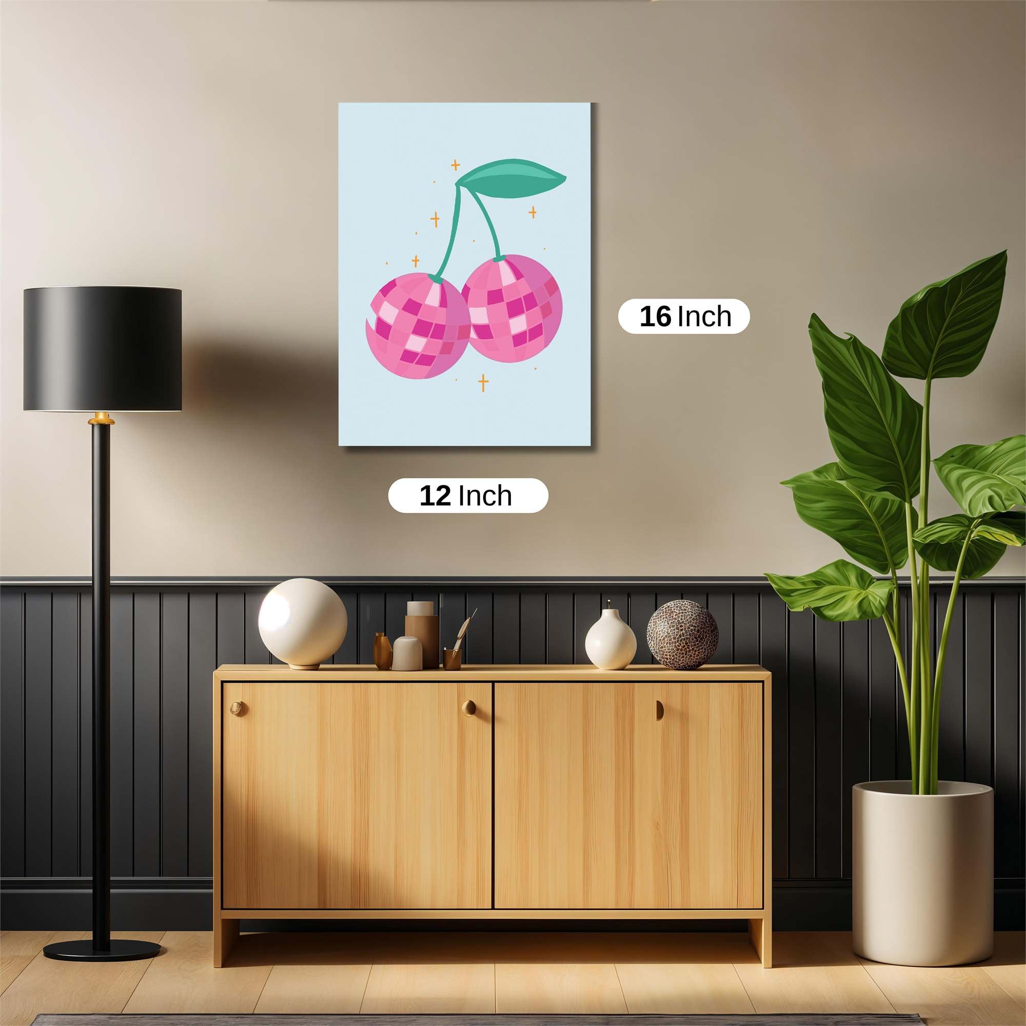 Disco Cherries Safe Wall Magnetic / M