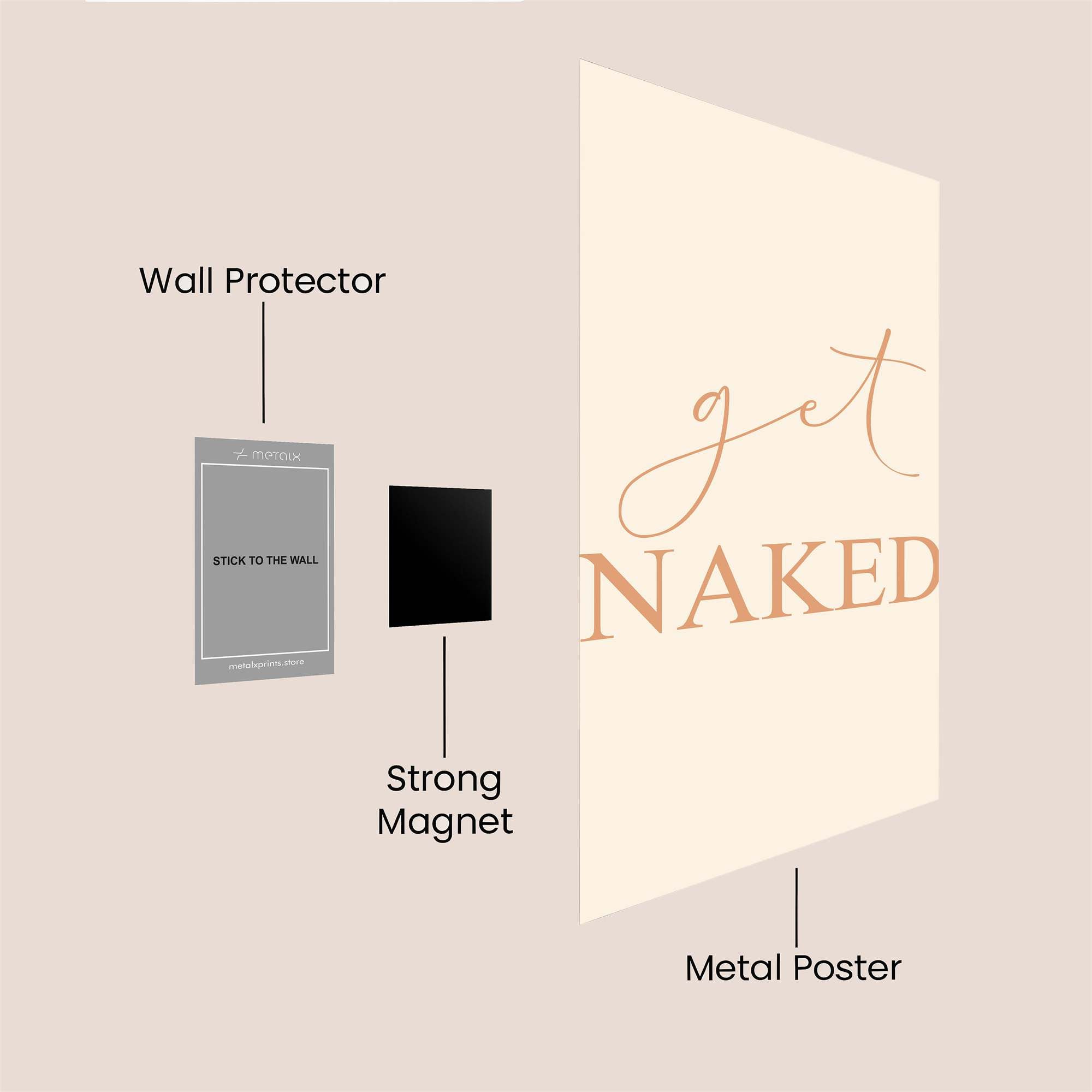 Get Sensual Safe Wall Magnetic / M