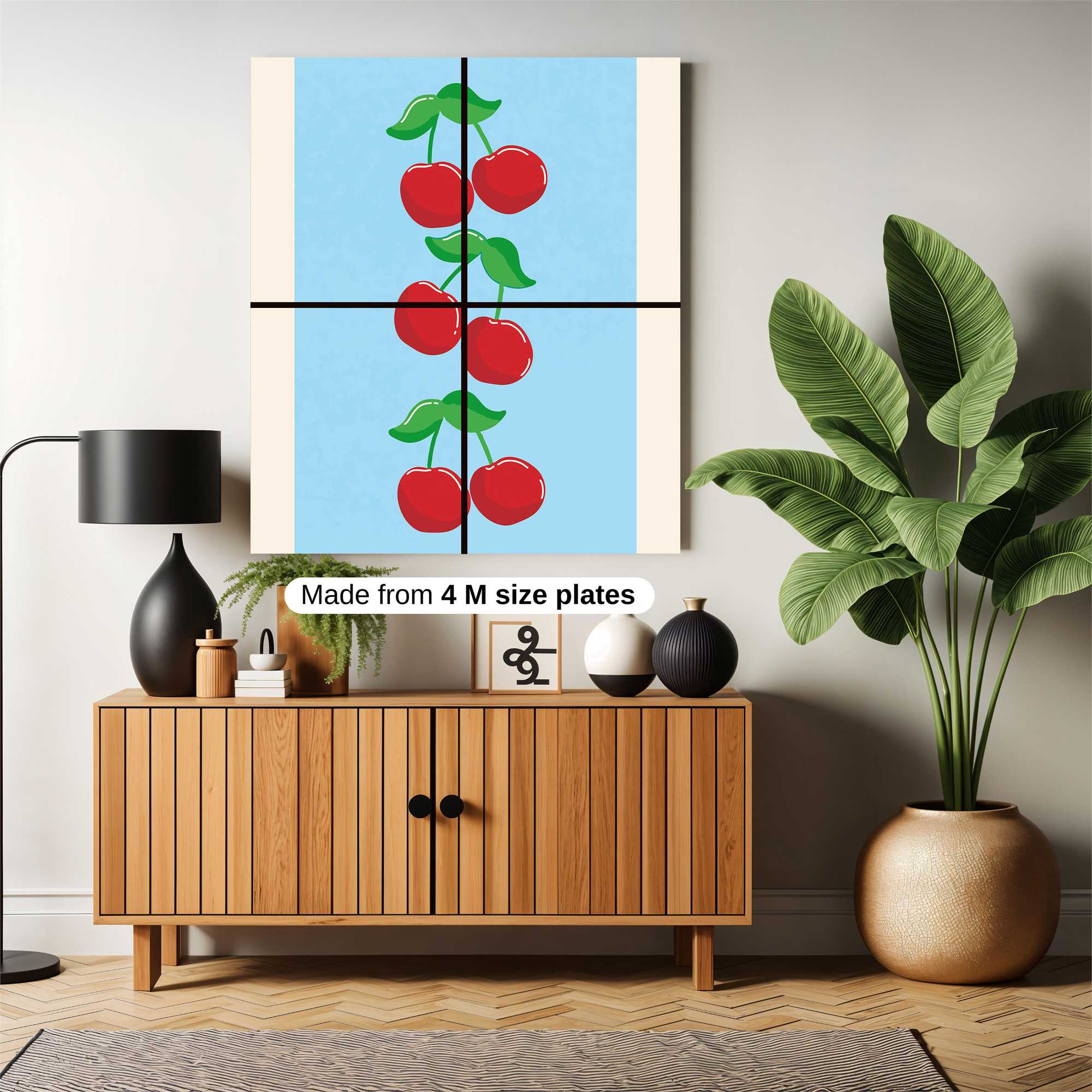 Cherry Bliss Safe Wall Magnetic / M