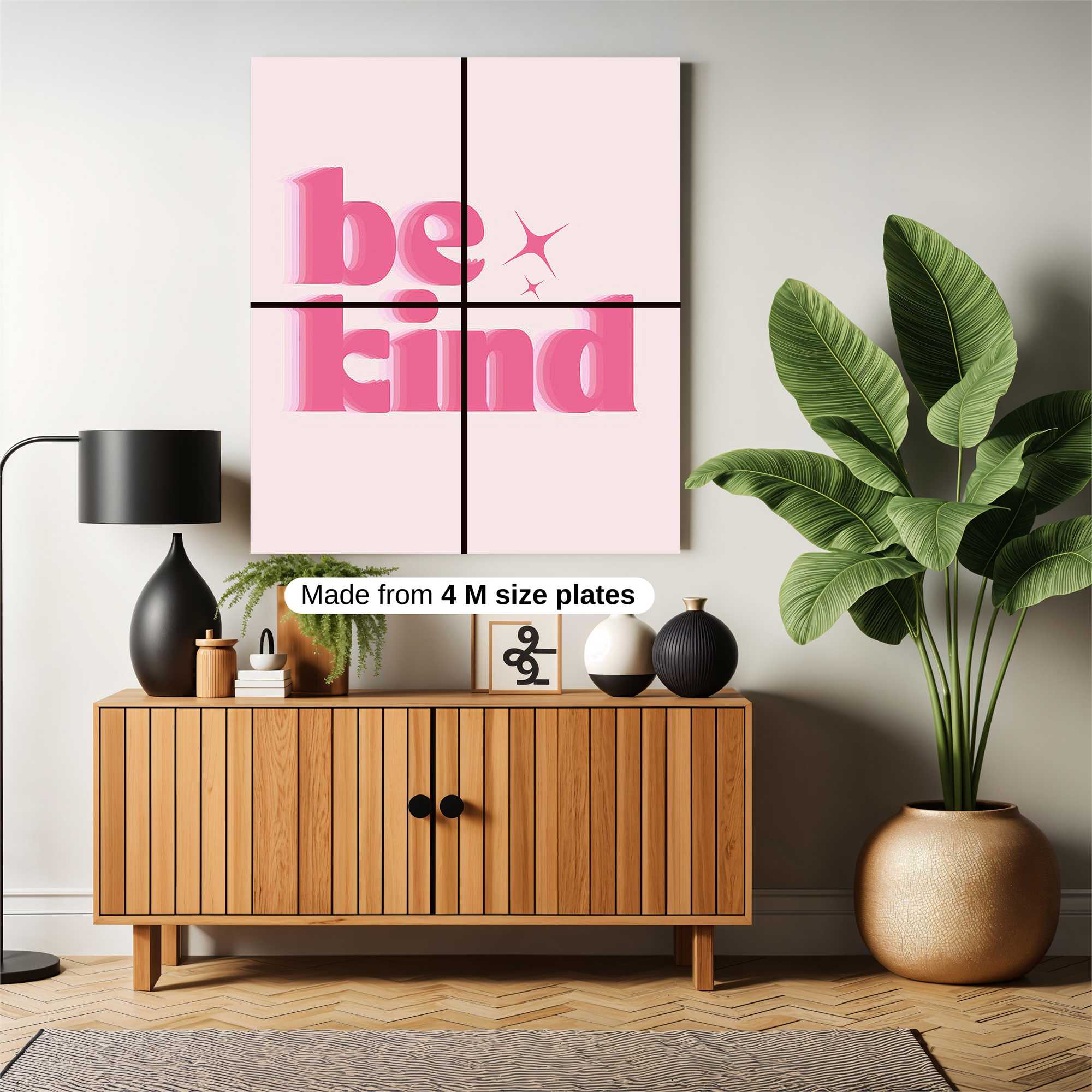 Be Kindhearted Safe Wall Magnetic / M