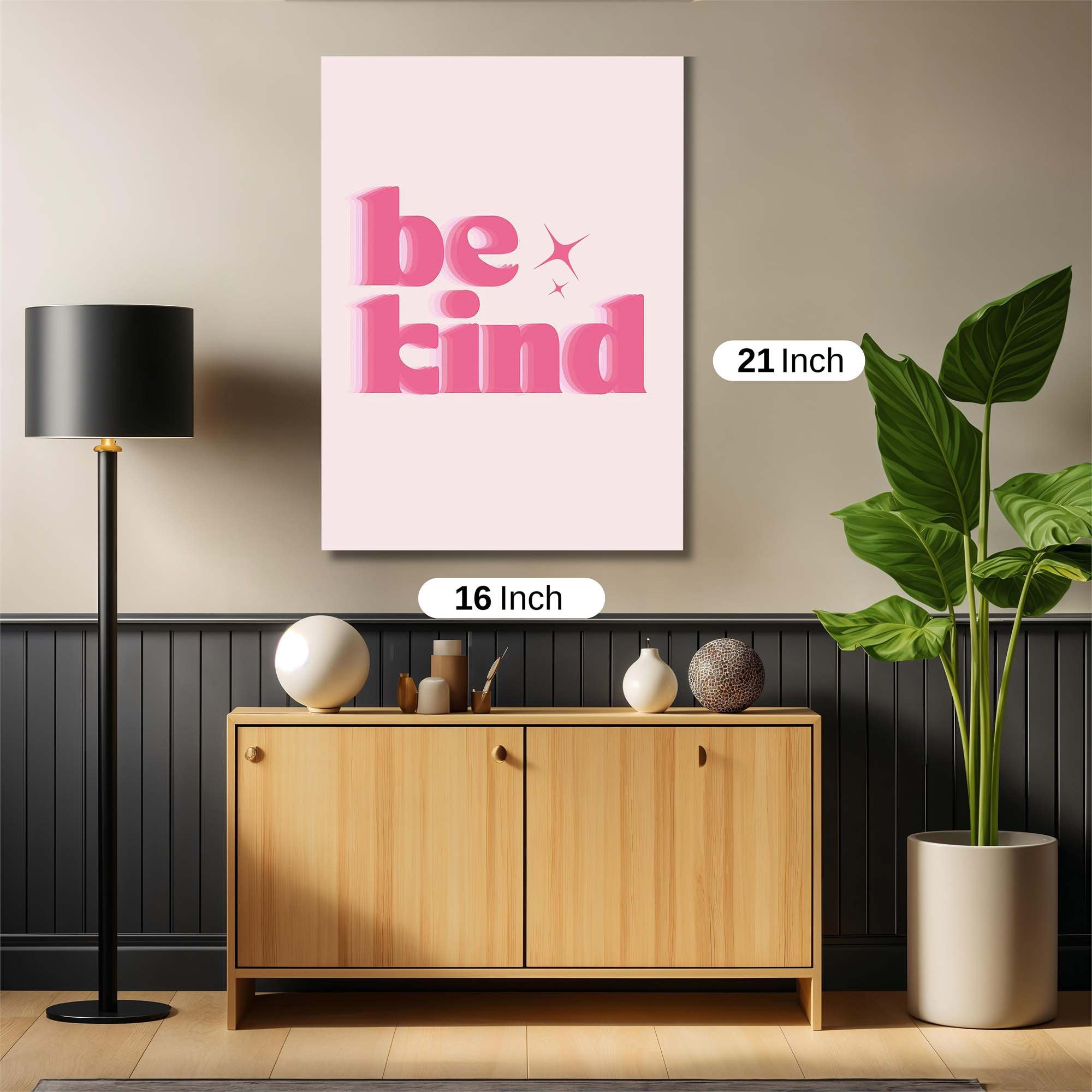 Be Kindhearted Safe Wall Magnetic / M