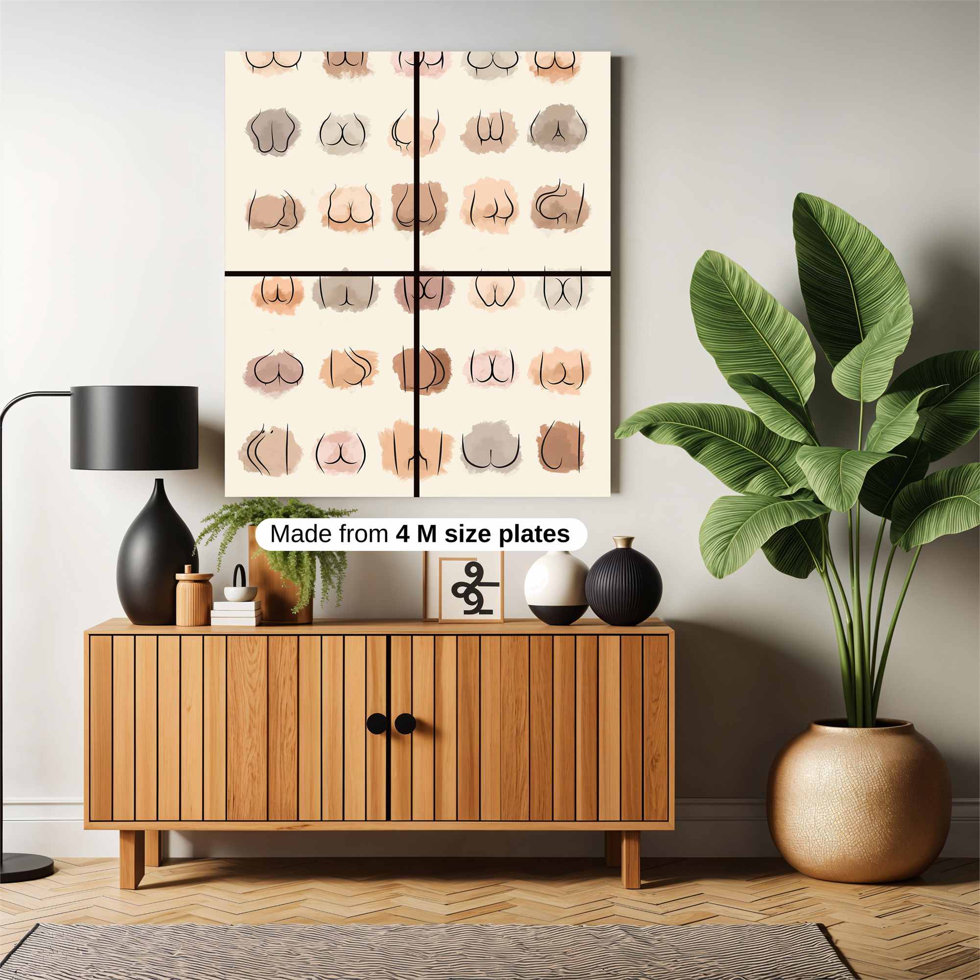 Butt Bliss Safe Wall Magnetic / M