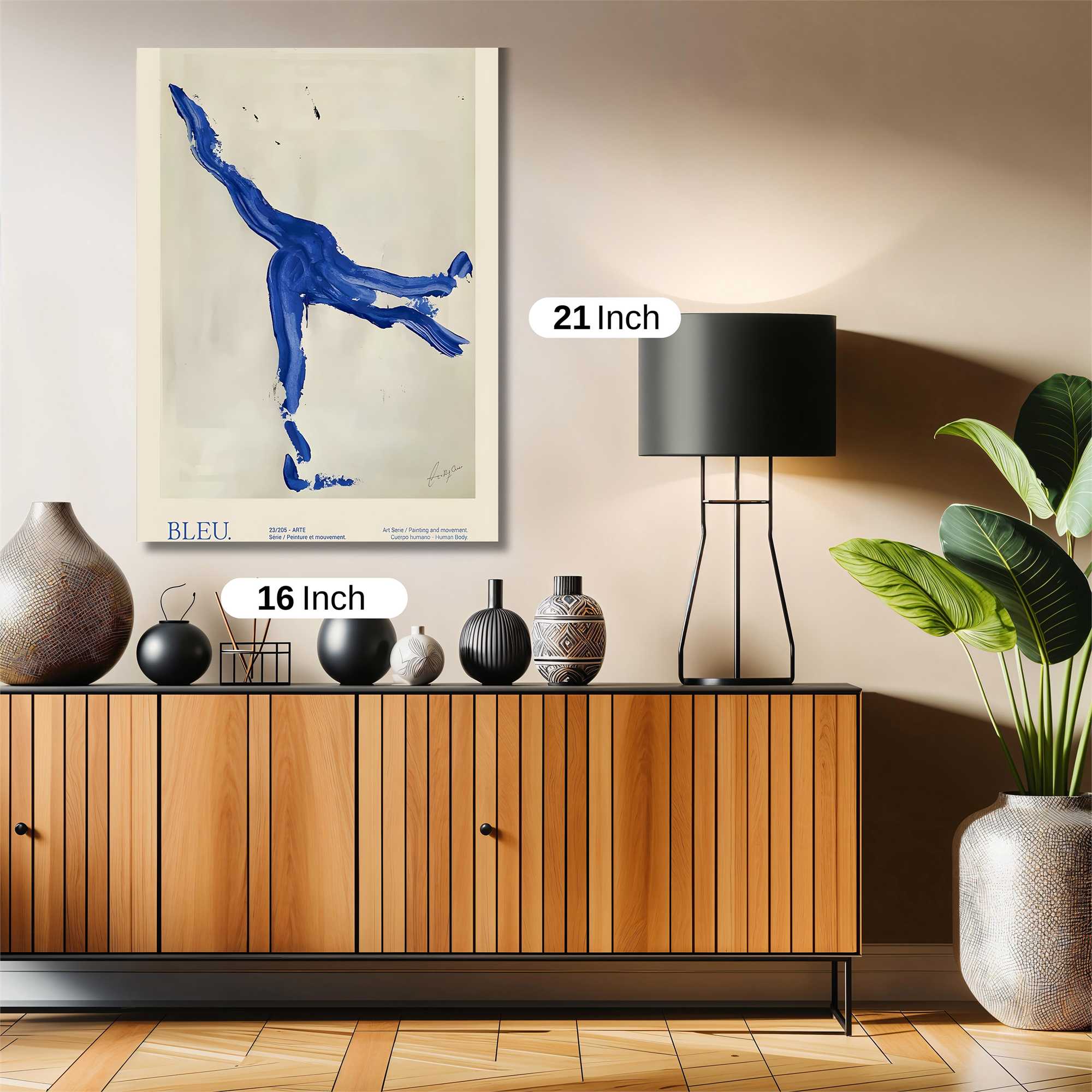 Blue Whimsy Safe Wall Magnetic / M
