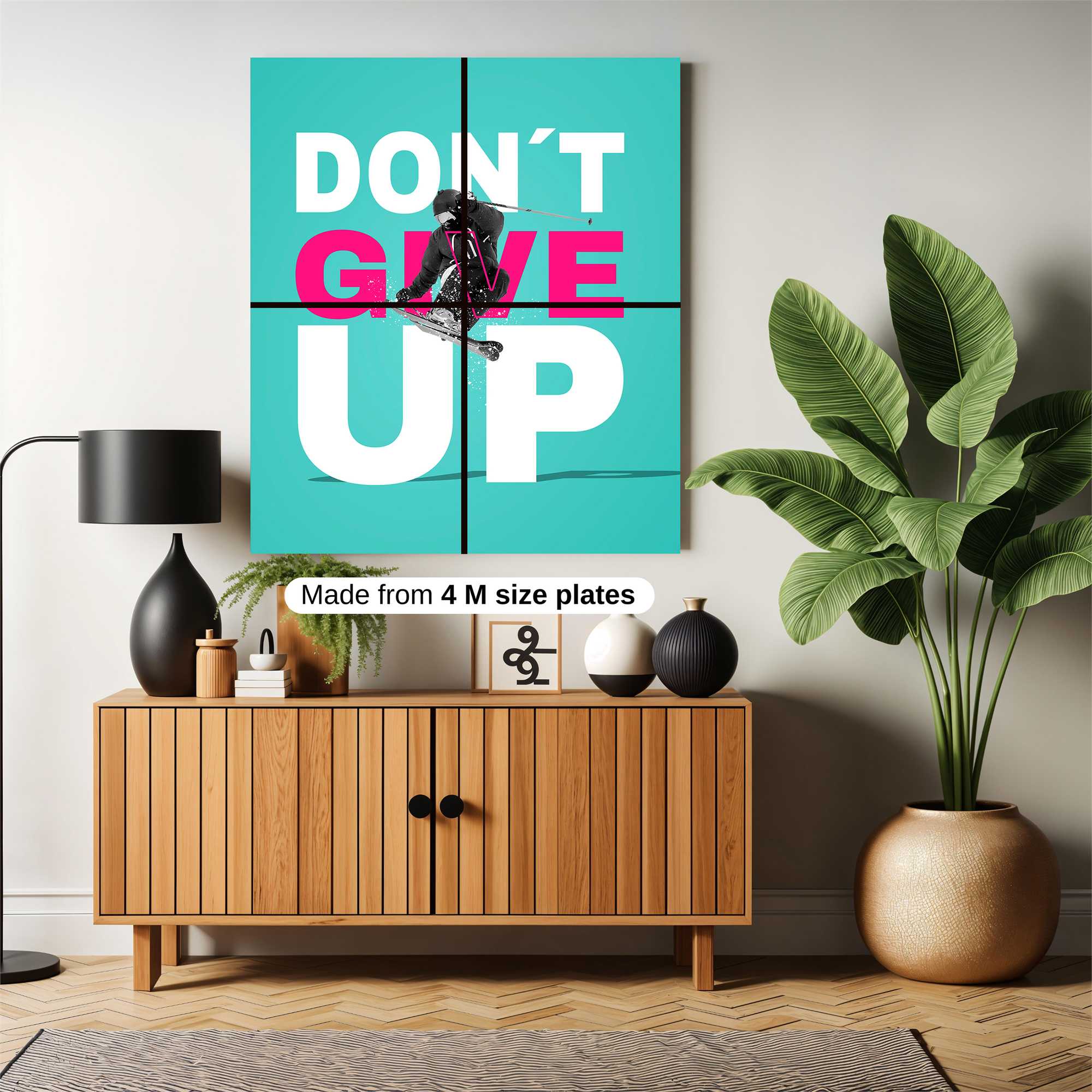 Skier Defiant Safe Wall Magnetic / M