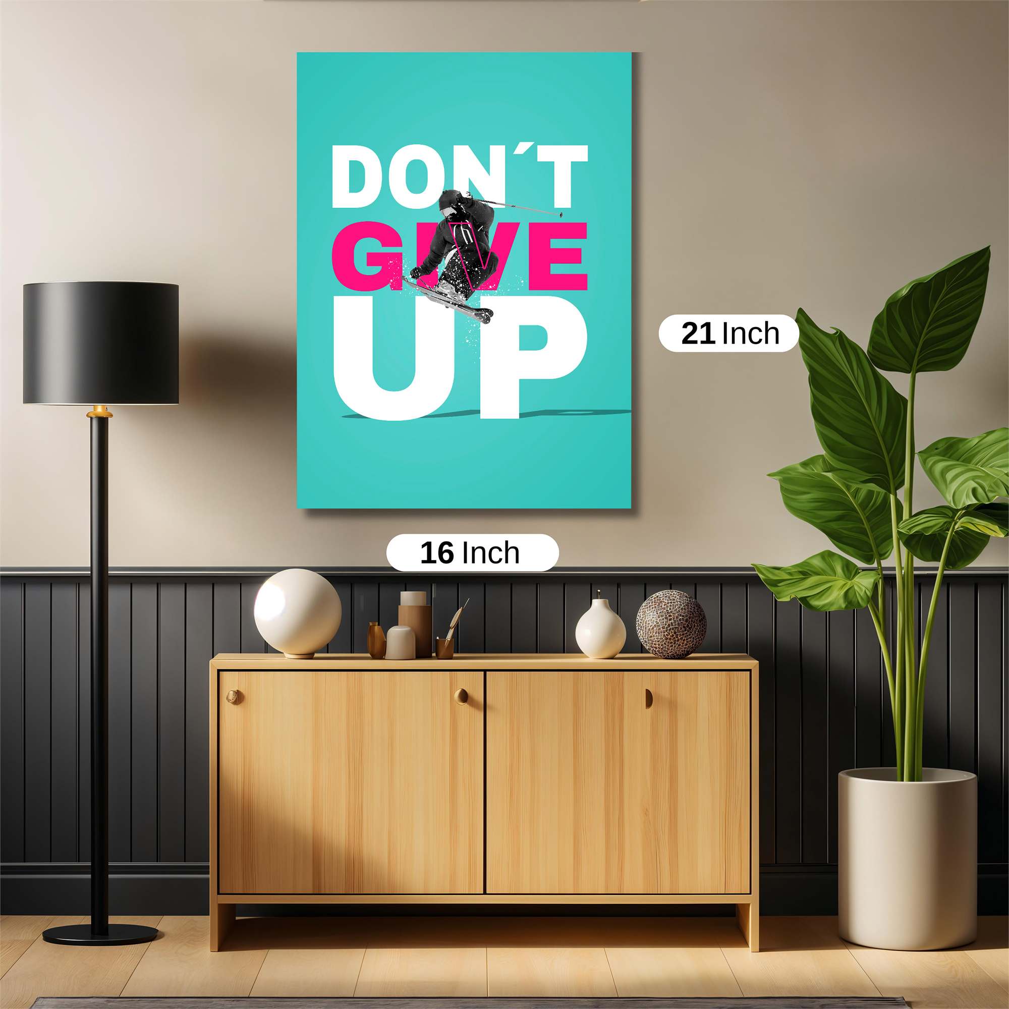 Skier Defiant Safe Wall Magnetic / M