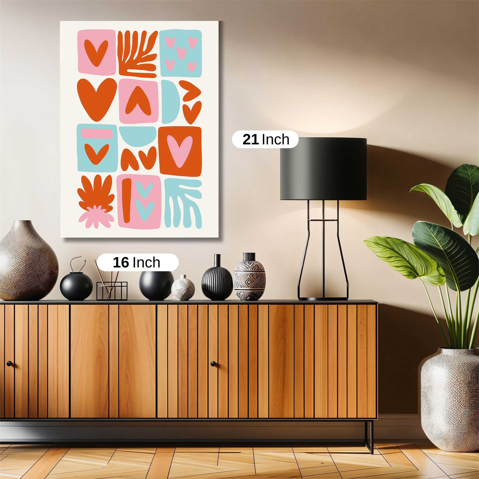 Love Mosaic Safe Wall Magnetic / M