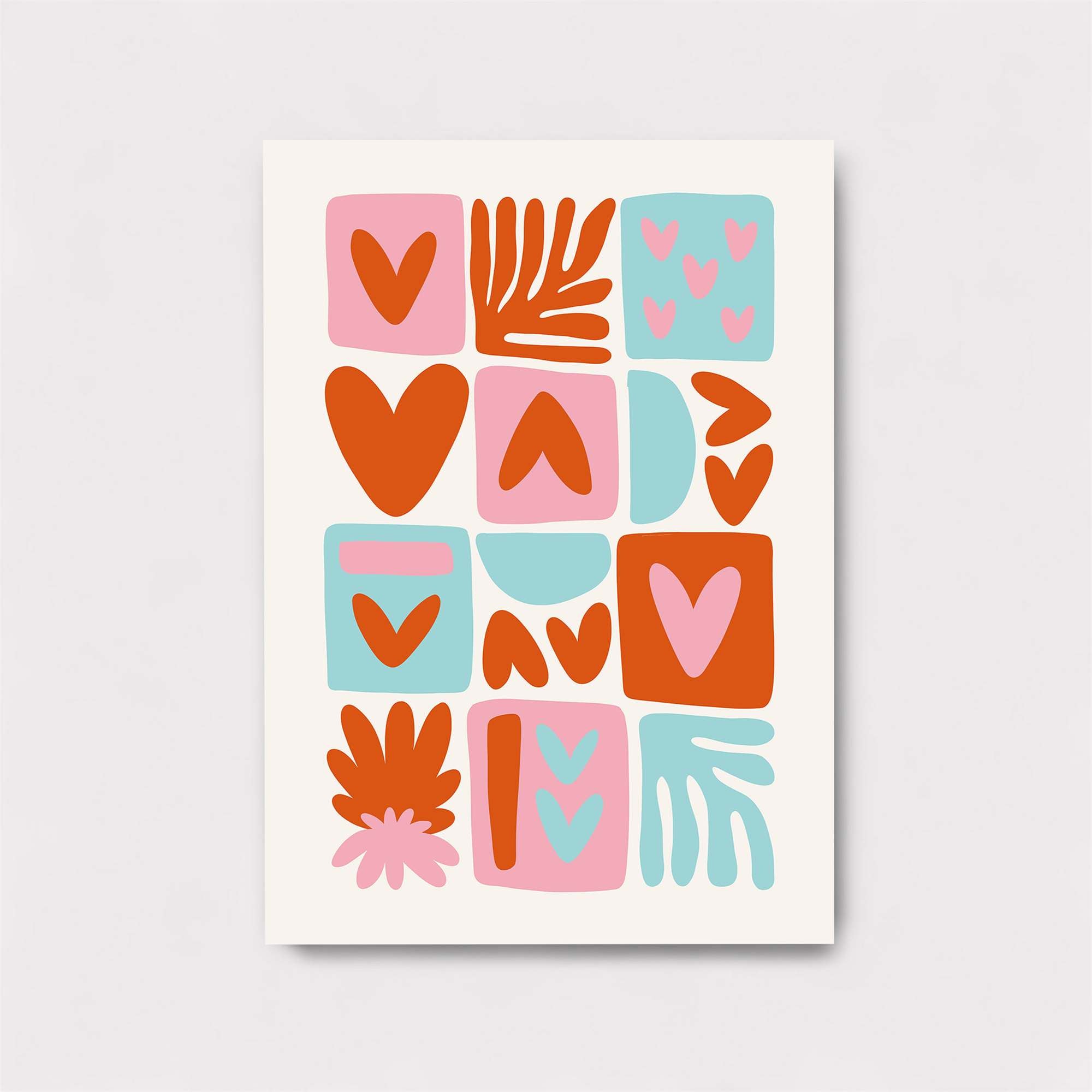 Love Mosaic Safe Wall Magnetic / M