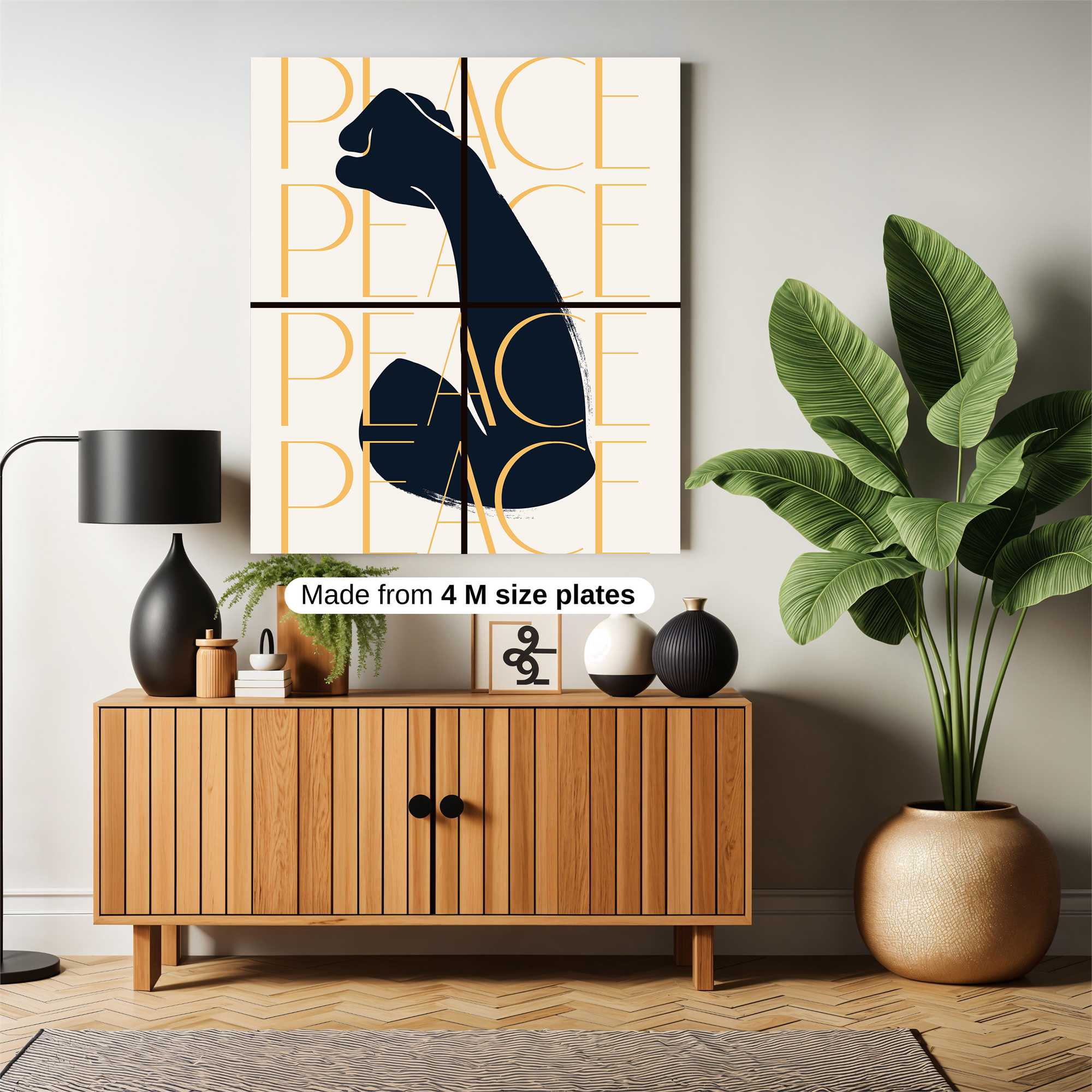 Peaceful Fist Safe Wall Magnetic / M