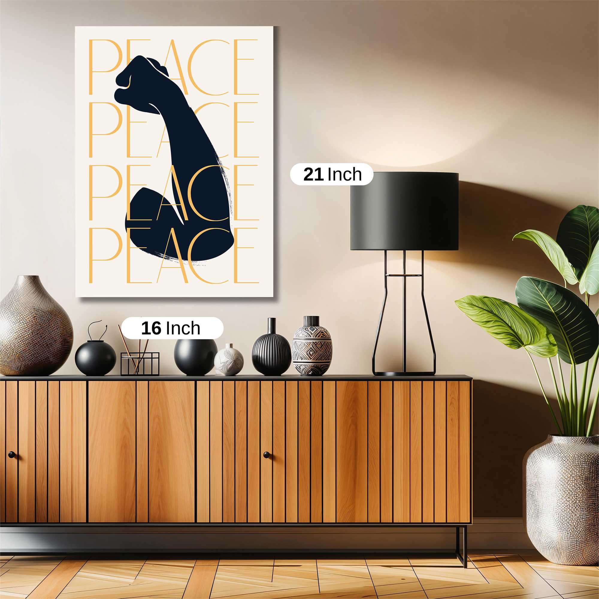 Peaceful Fist Safe Wall Magnetic / M