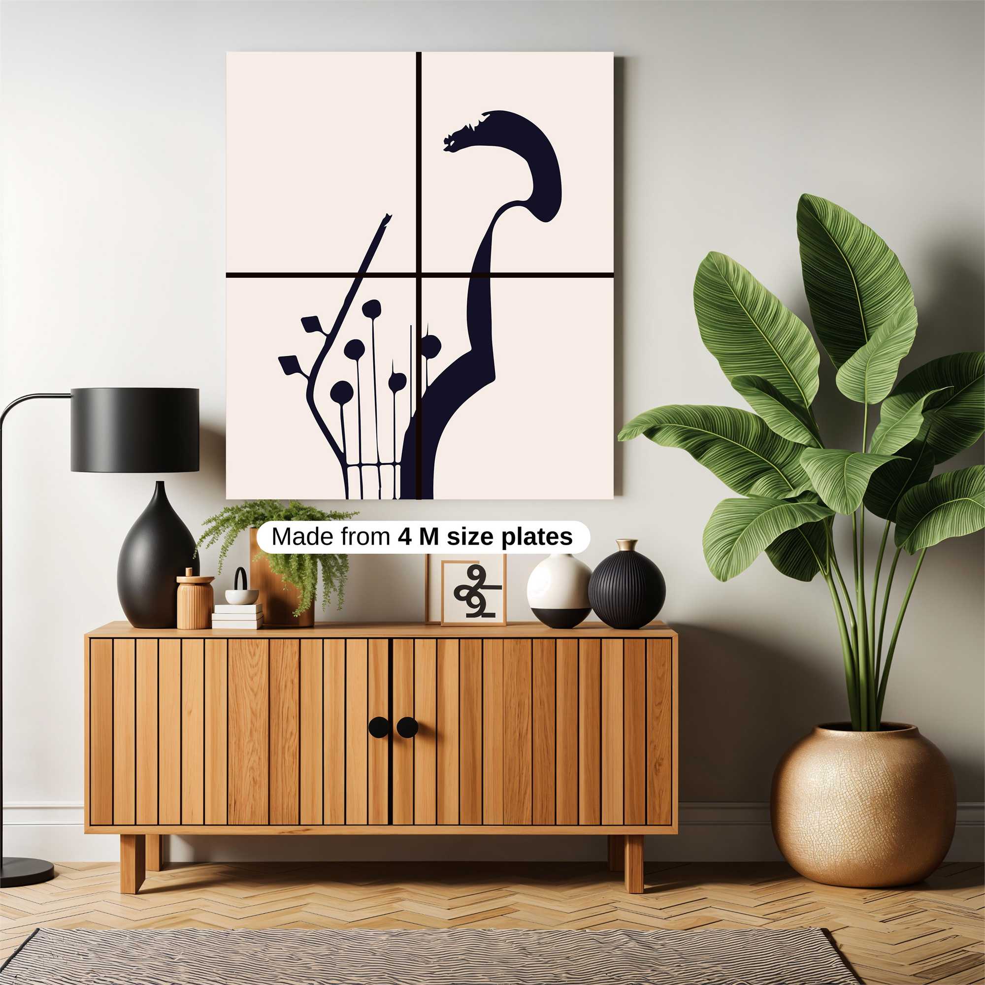 Guitar Whimsy Safe Wall Magnetic / M