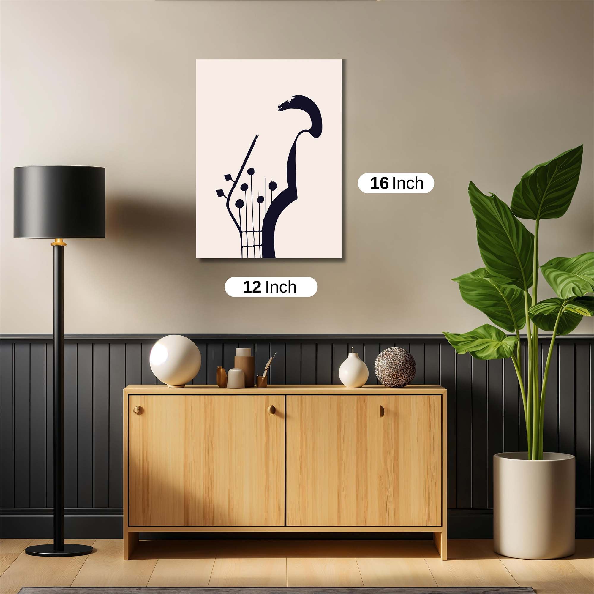 Guitar Whimsy Safe Wall Magnetic / M