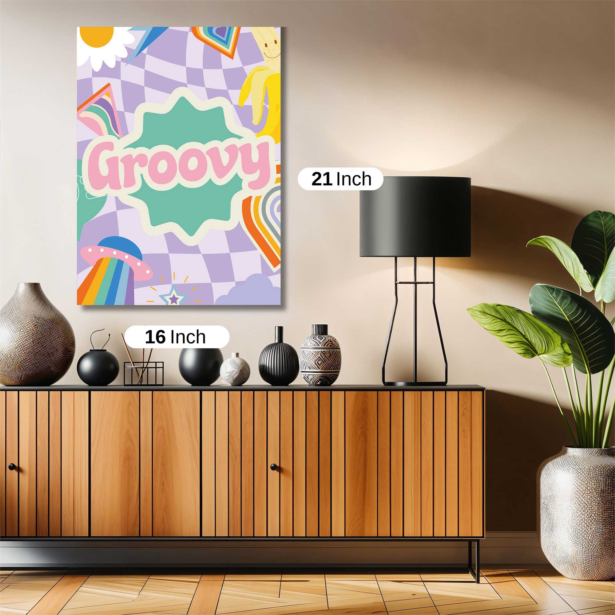 Groovy Vibes Safe Wall Magnetic / M