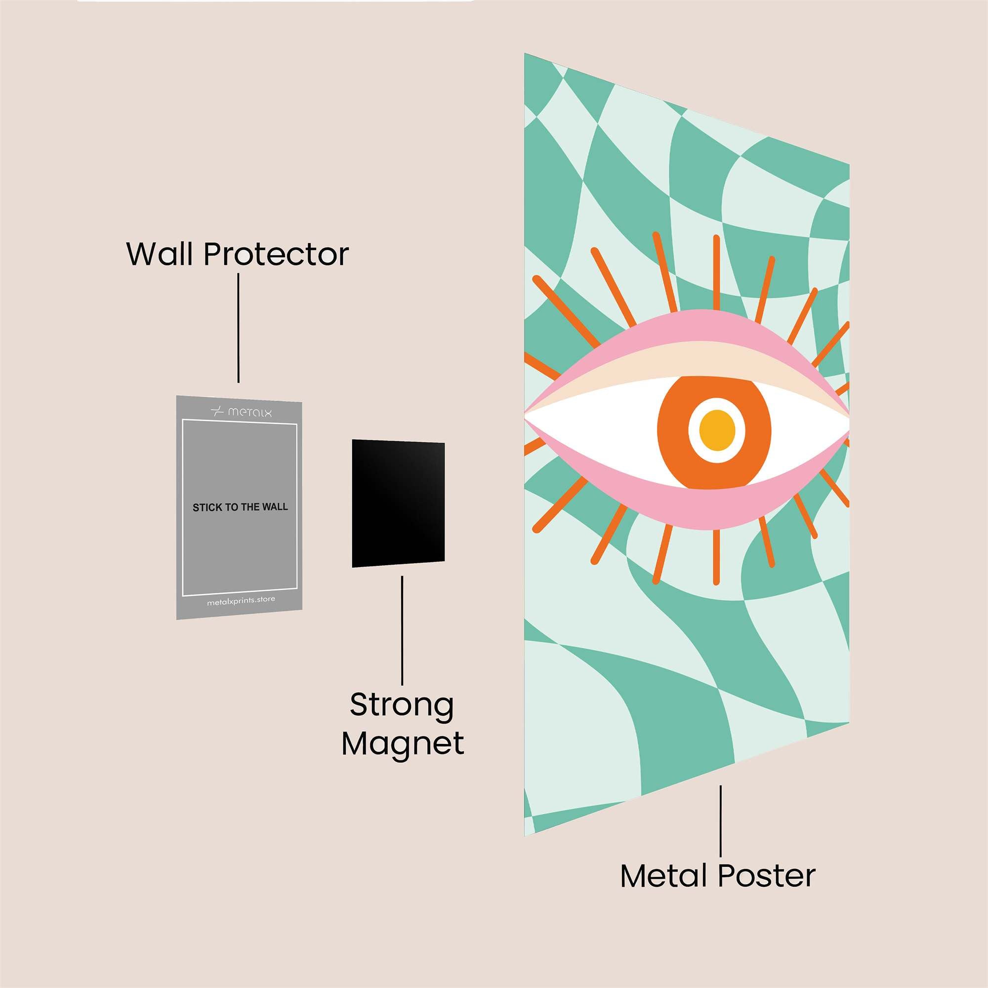 Visionary Whimsy Safe Wall Magnetic / M