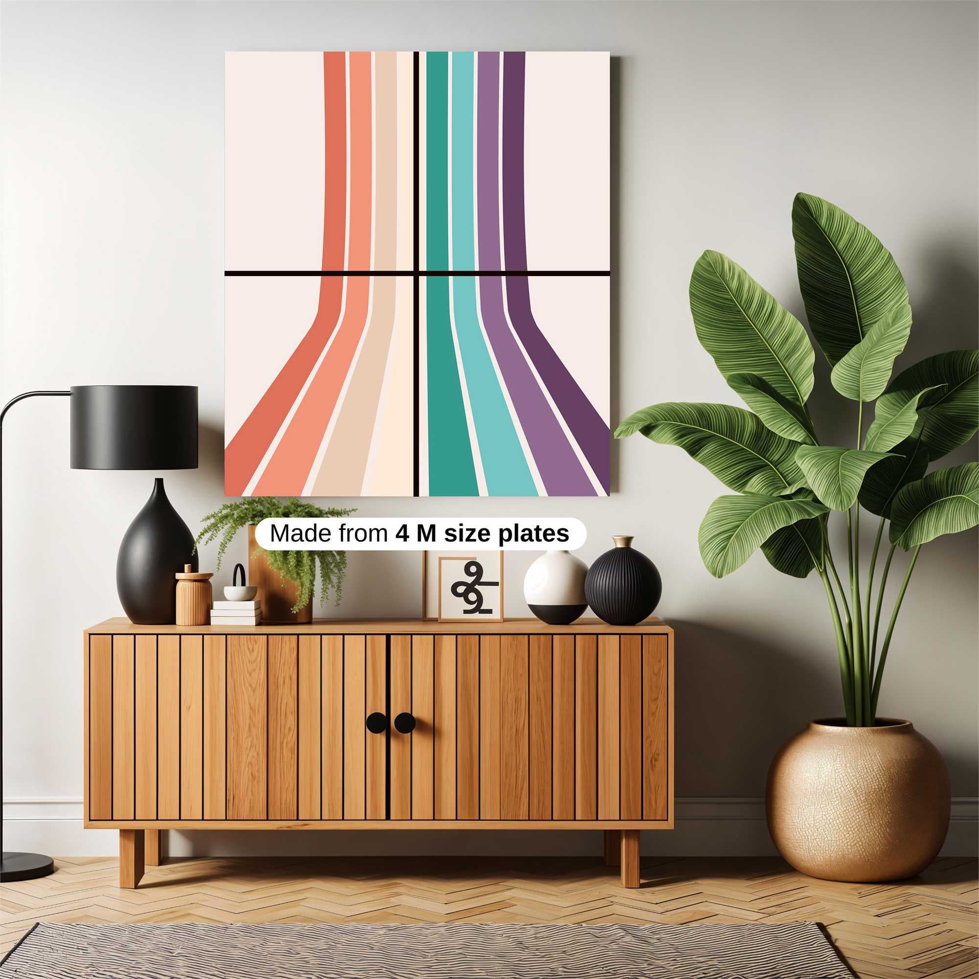 Colorful Convergence Safe Wall Magnetic / M