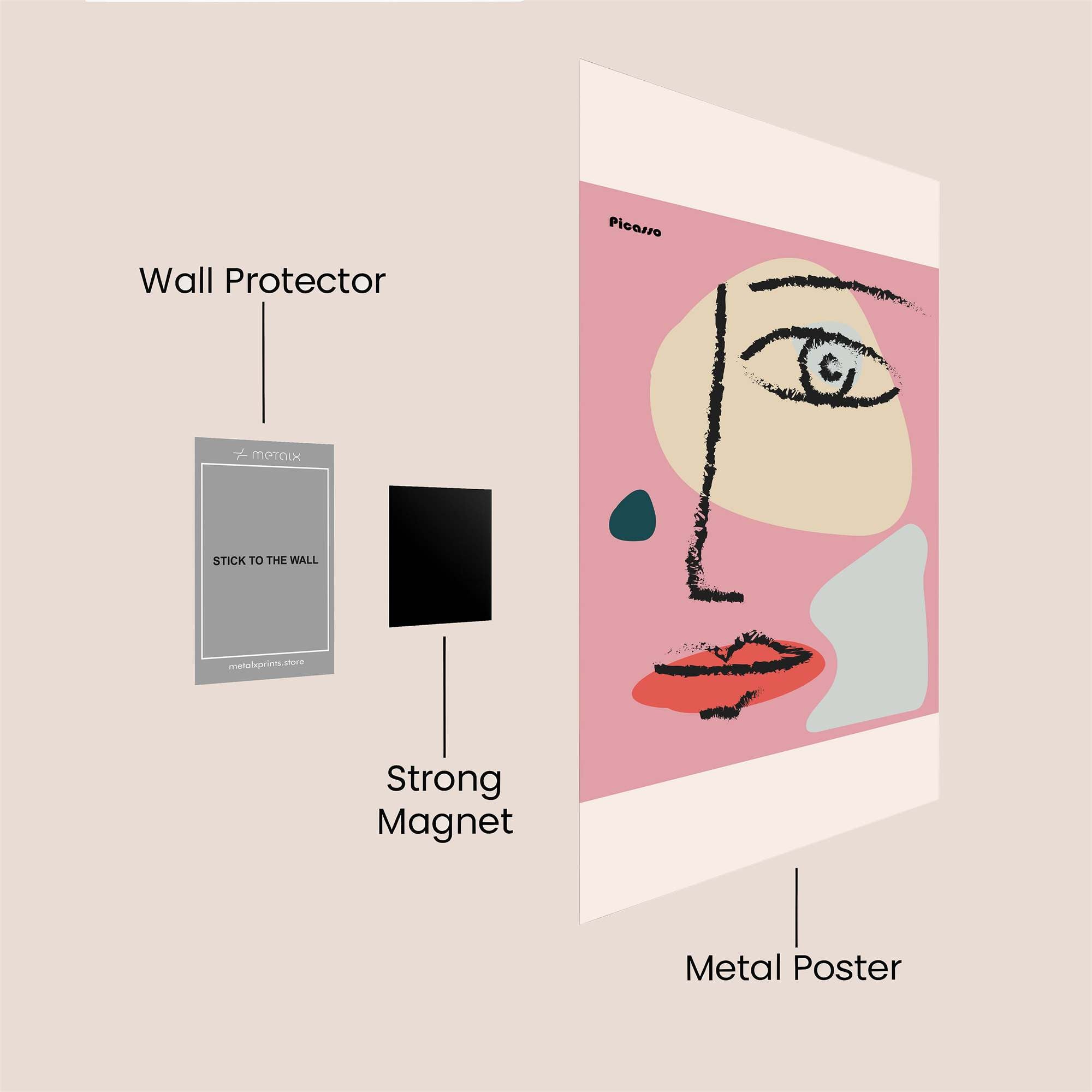 Mona Serene Safe Wall Magnetic / M