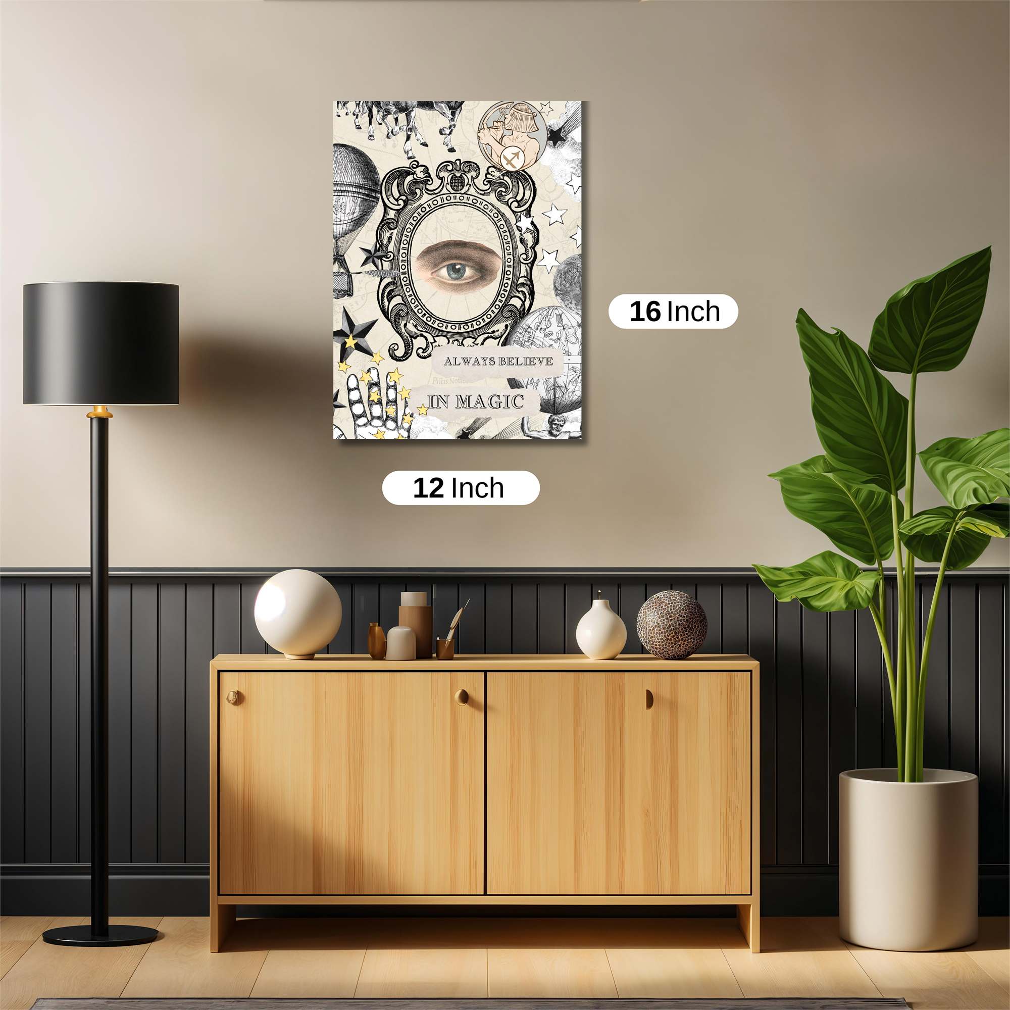 Eye Enigmatic Safe Wall Magnetic / M