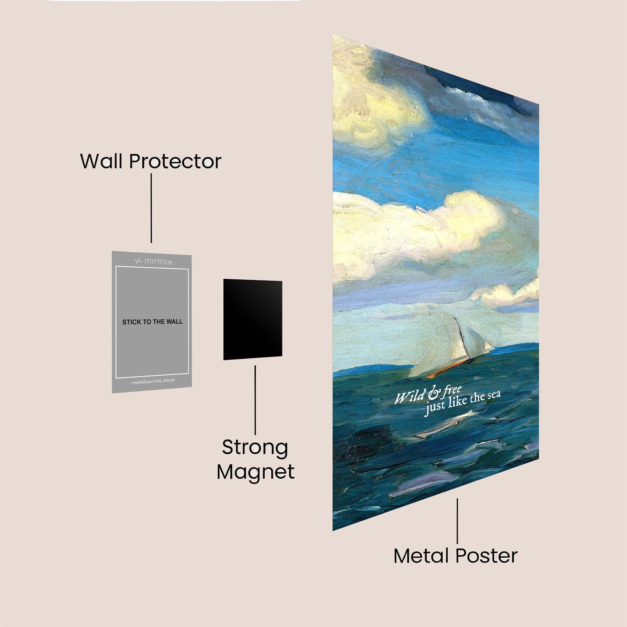Sailor's Dream Safe Wall Magnetic / M