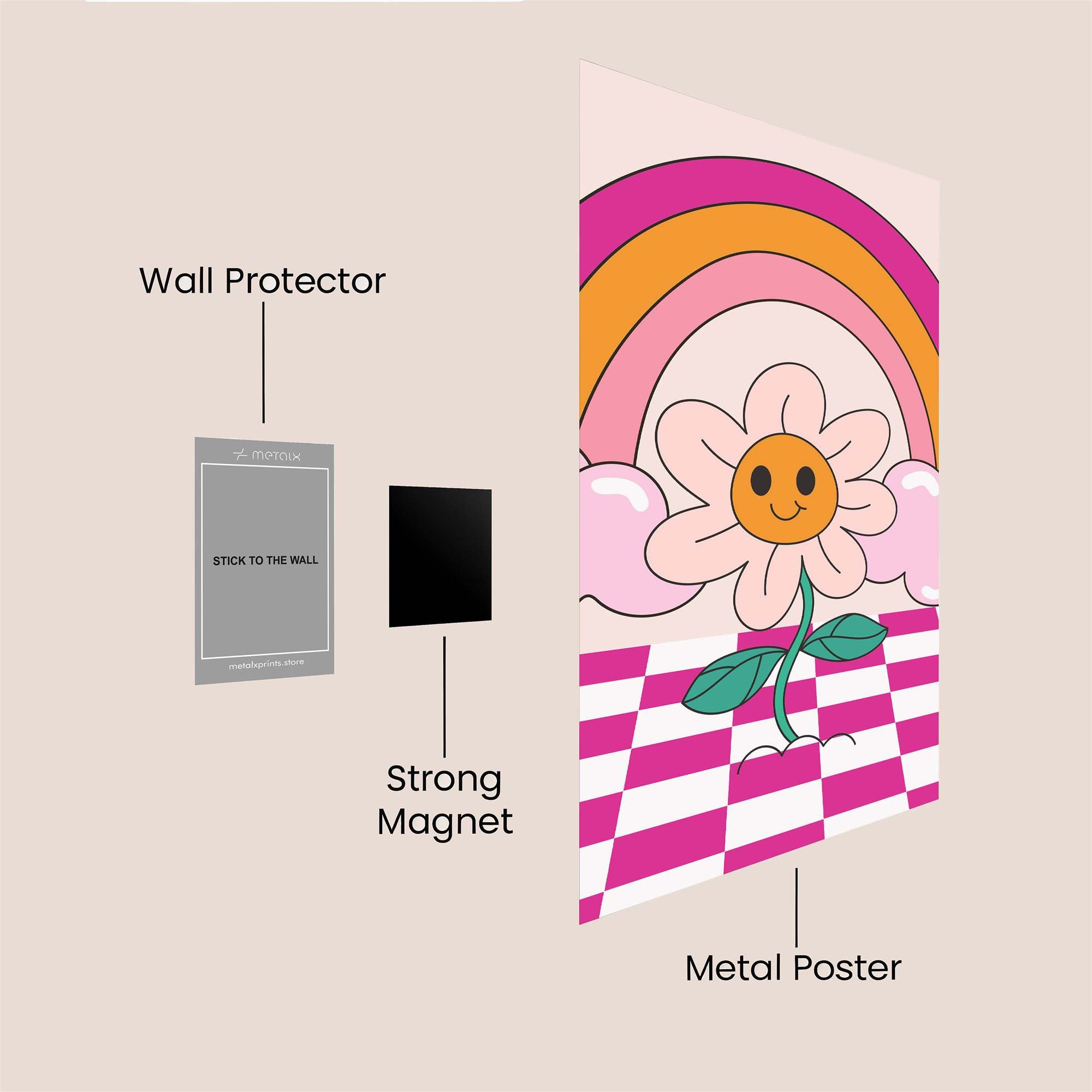 FlowerJoy Safe Wall Magnetic / M