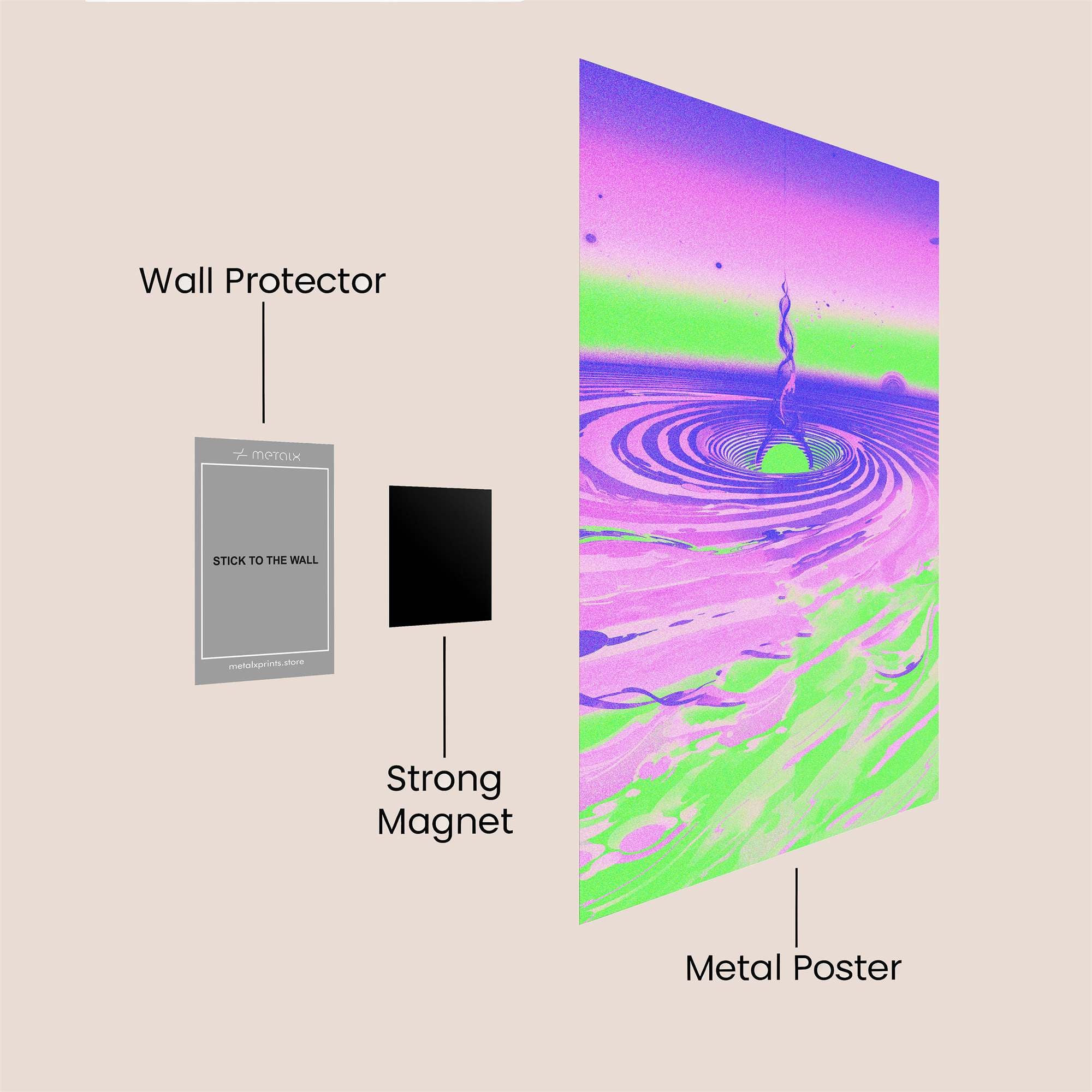 Vortex Enigma Safe Wall Magnetic / M