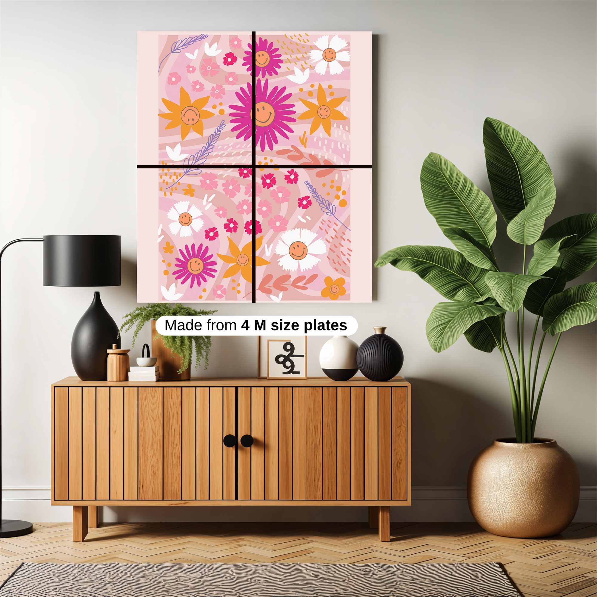 Floral Bliss Safe Wall Magnetic / M