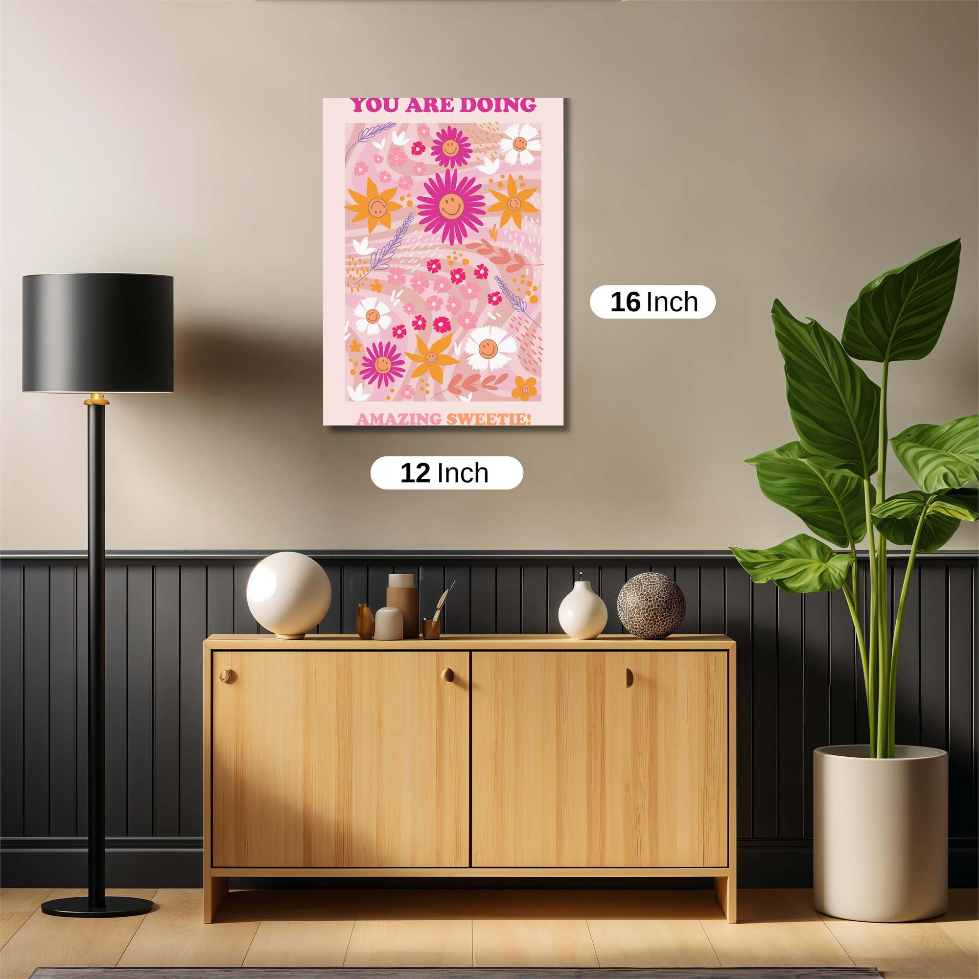 Floral Bliss Safe Wall Magnetic / M