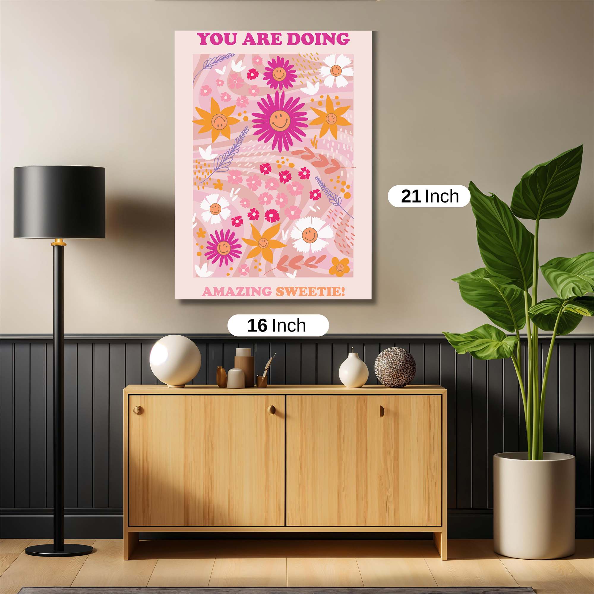 Floral Bliss Safe Wall Magnetic / M