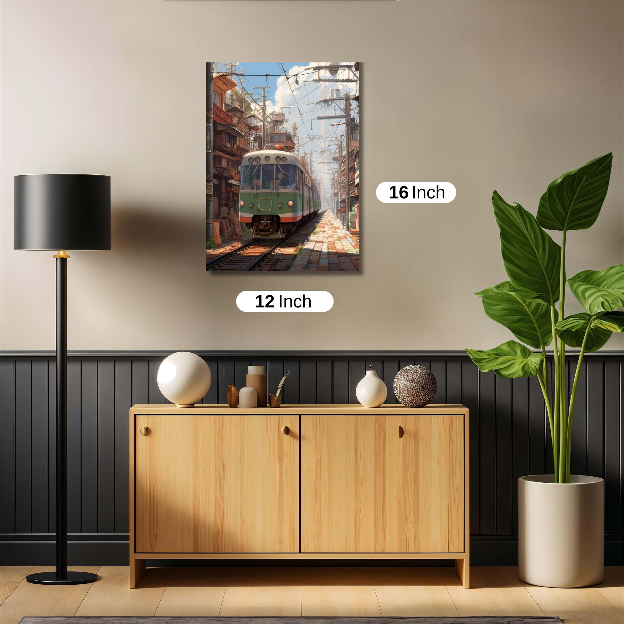 Train Tranquil Safe Wall Magnetic / M