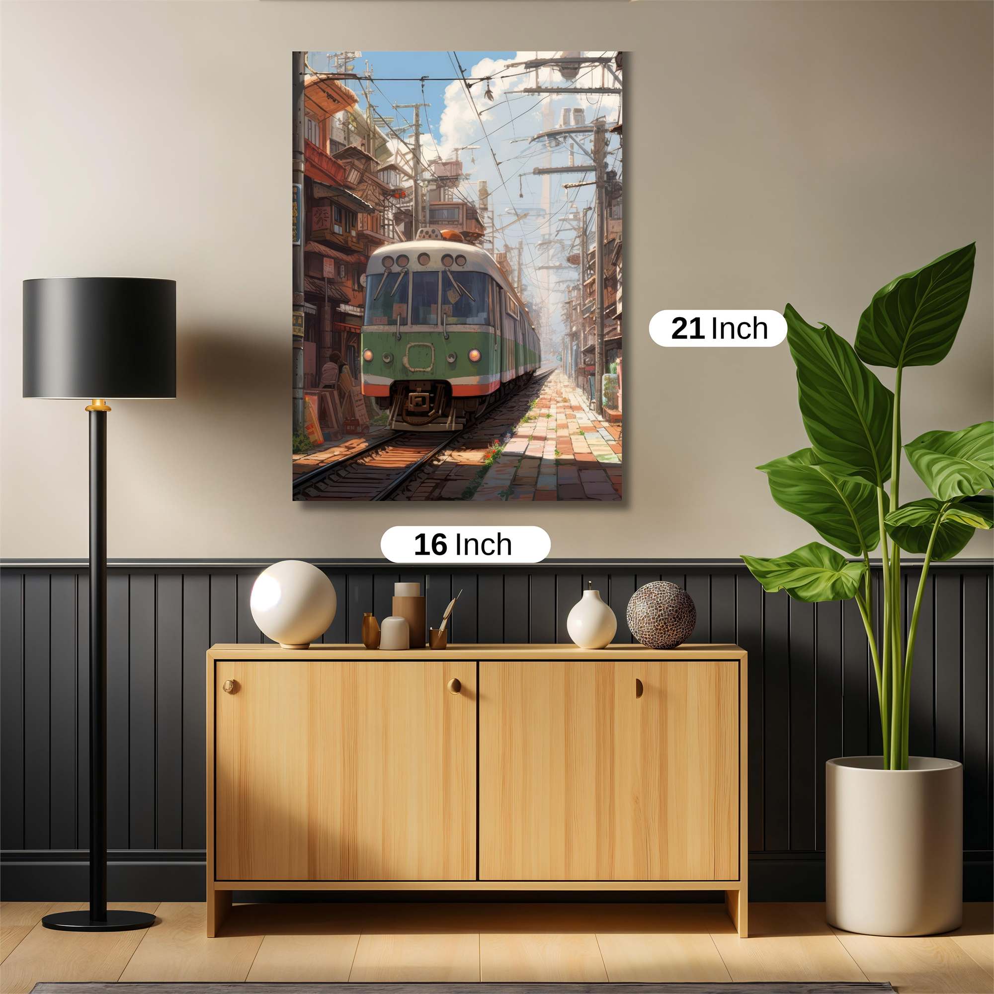 Train Tranquil Safe Wall Magnetic / M