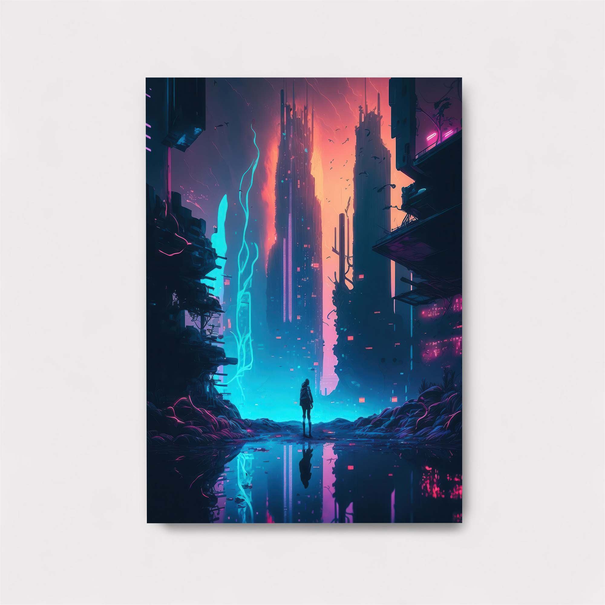 Cyberpunk Solitude Safe Wall Magnetic / M