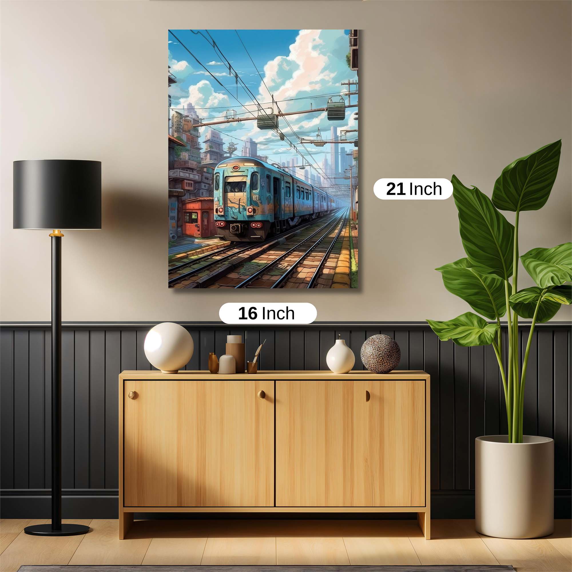 Train Serenity Safe Wall Magnetic / M