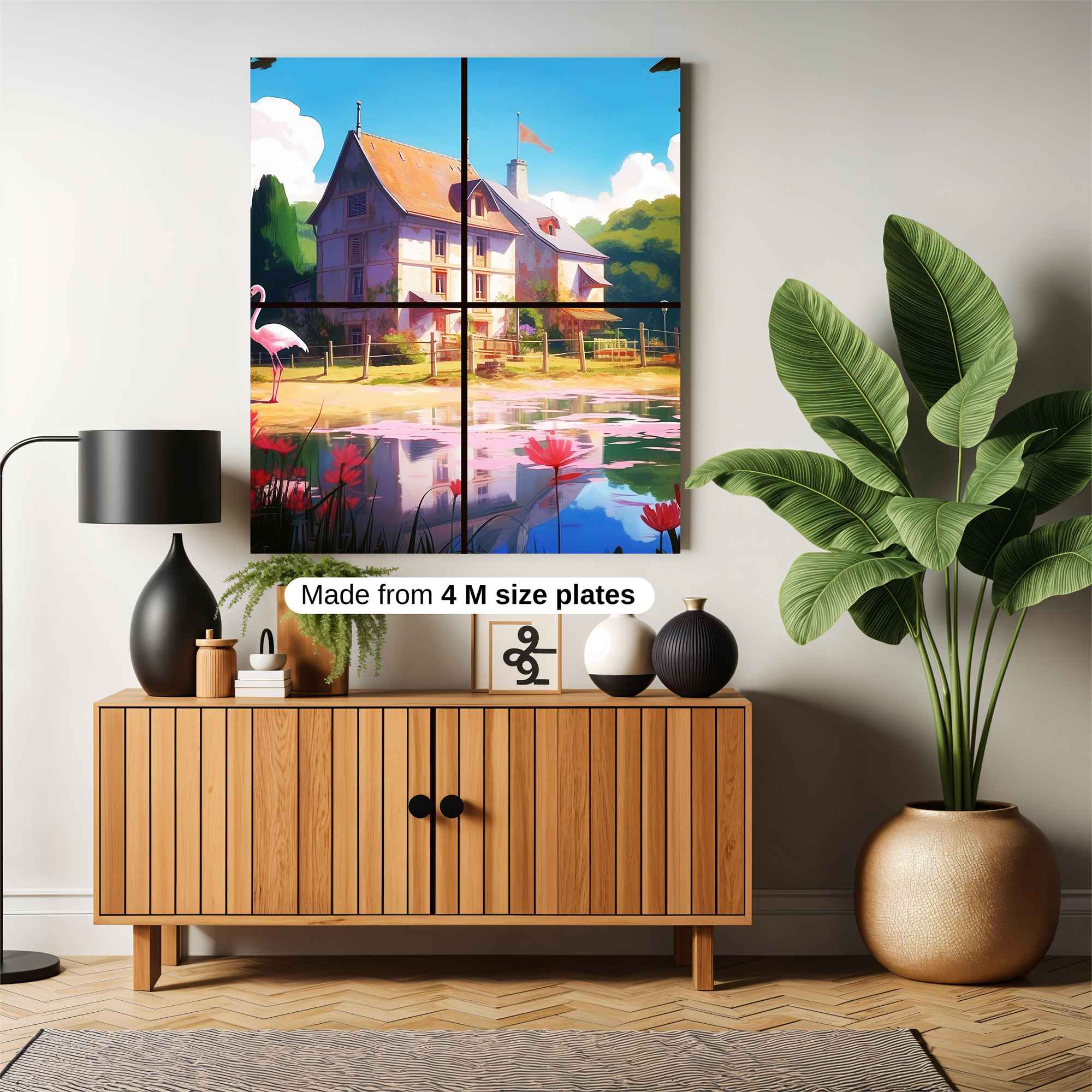 Flamingo Serenity Safe Wall Magnetic / M