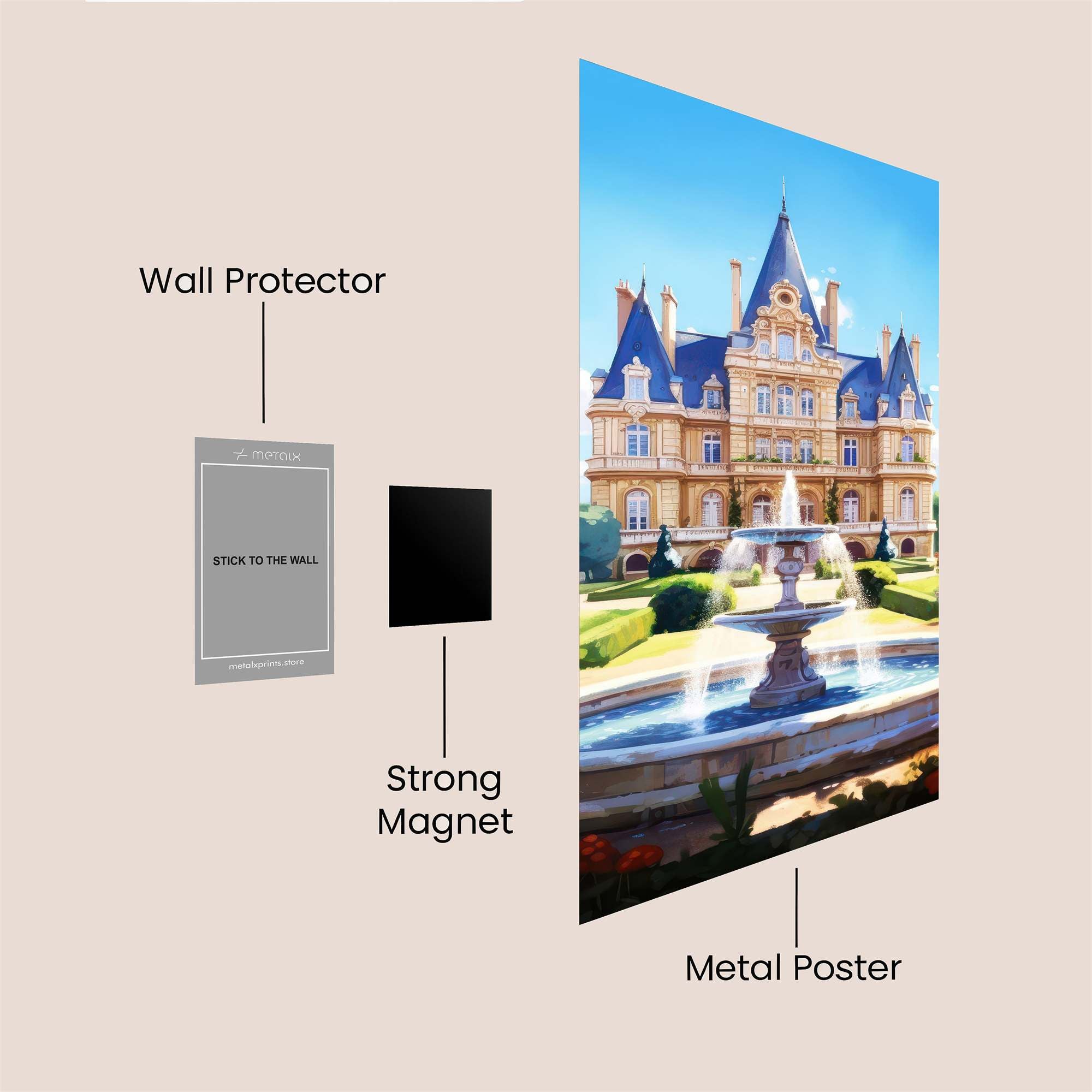 Chateau Serenity Safe Wall Magnetic / M